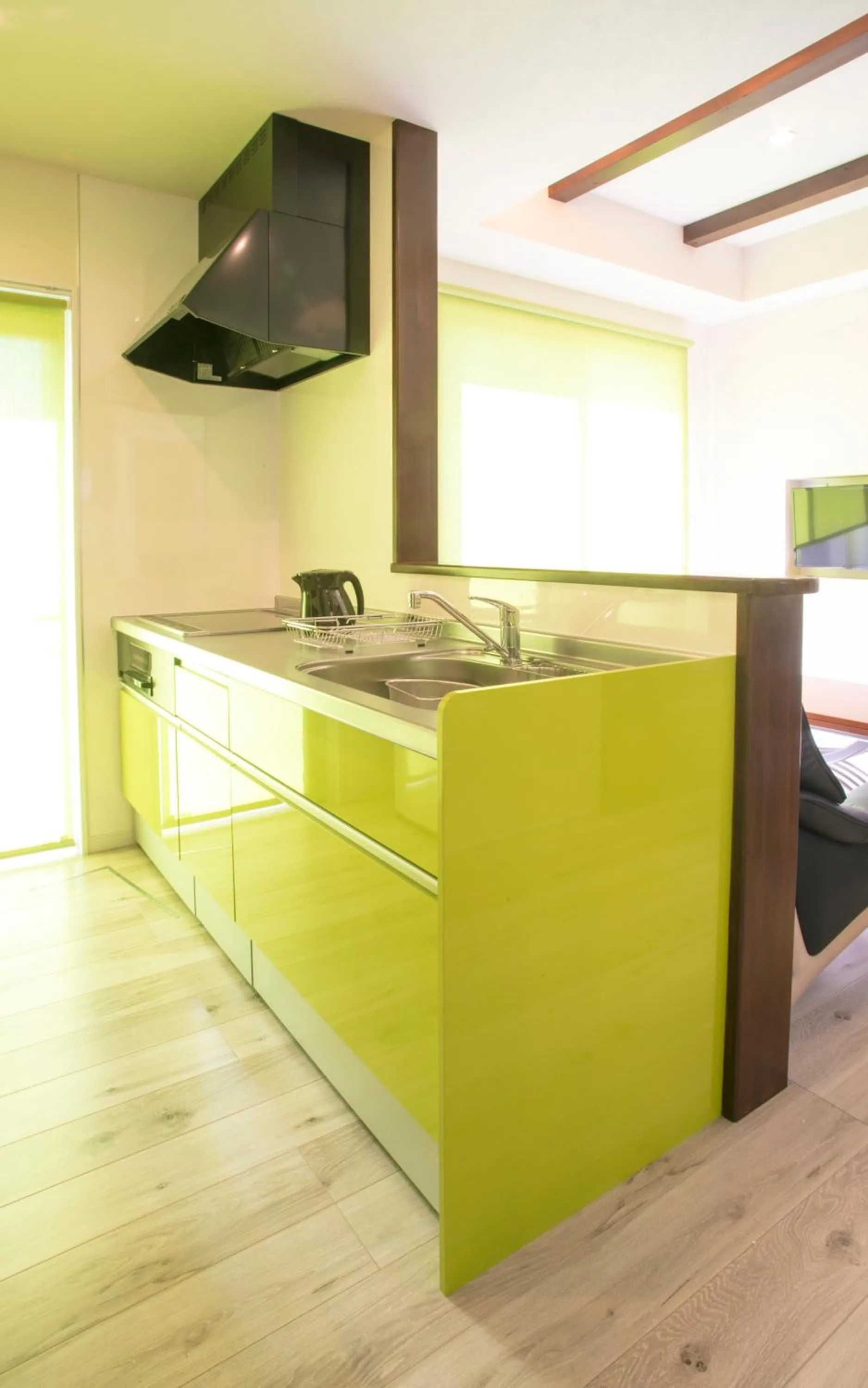 Kitchen or kitchenette in Villa Yushin