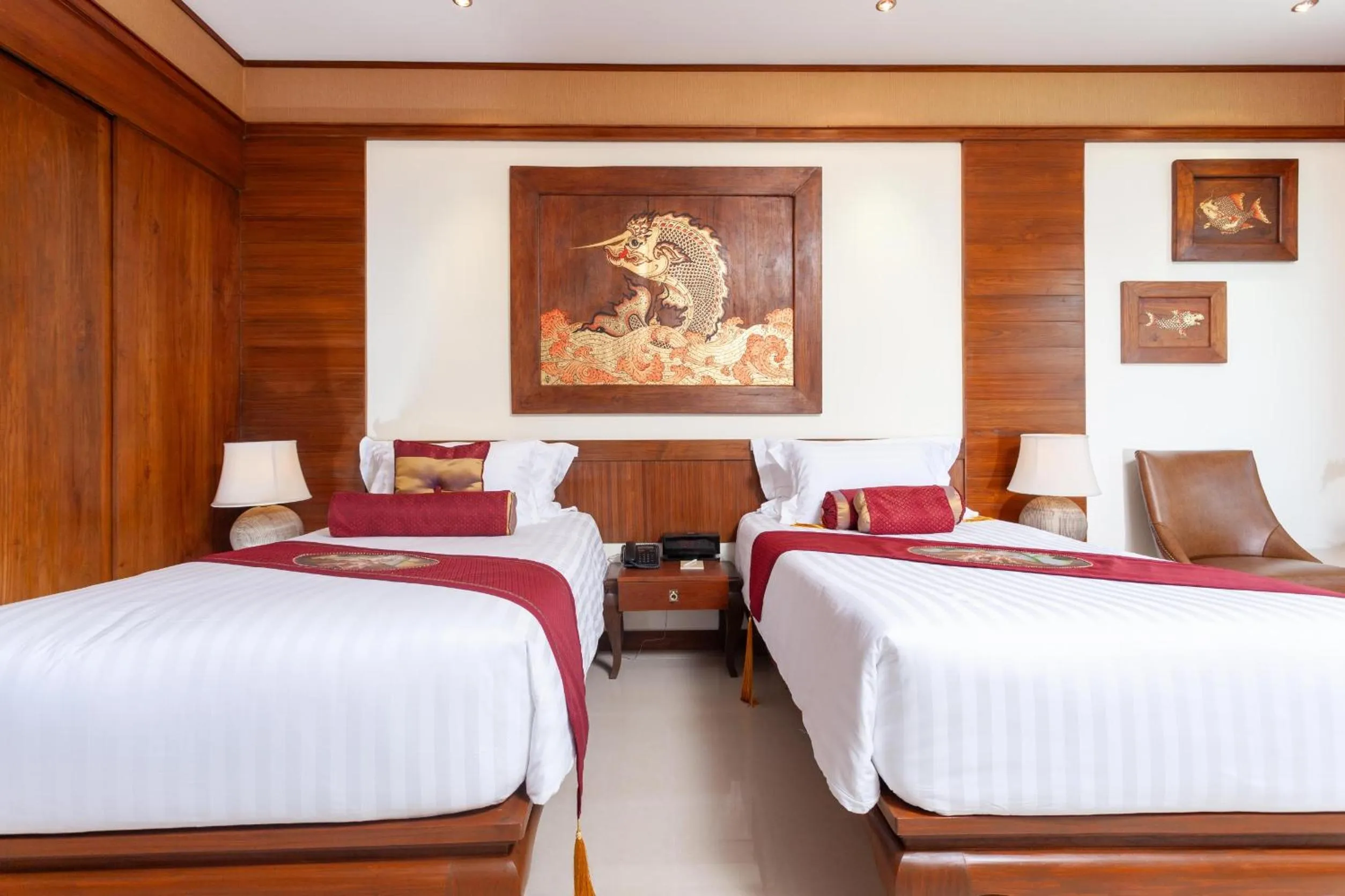 Bed in Kodchasri Thani Hotel Chiangmai