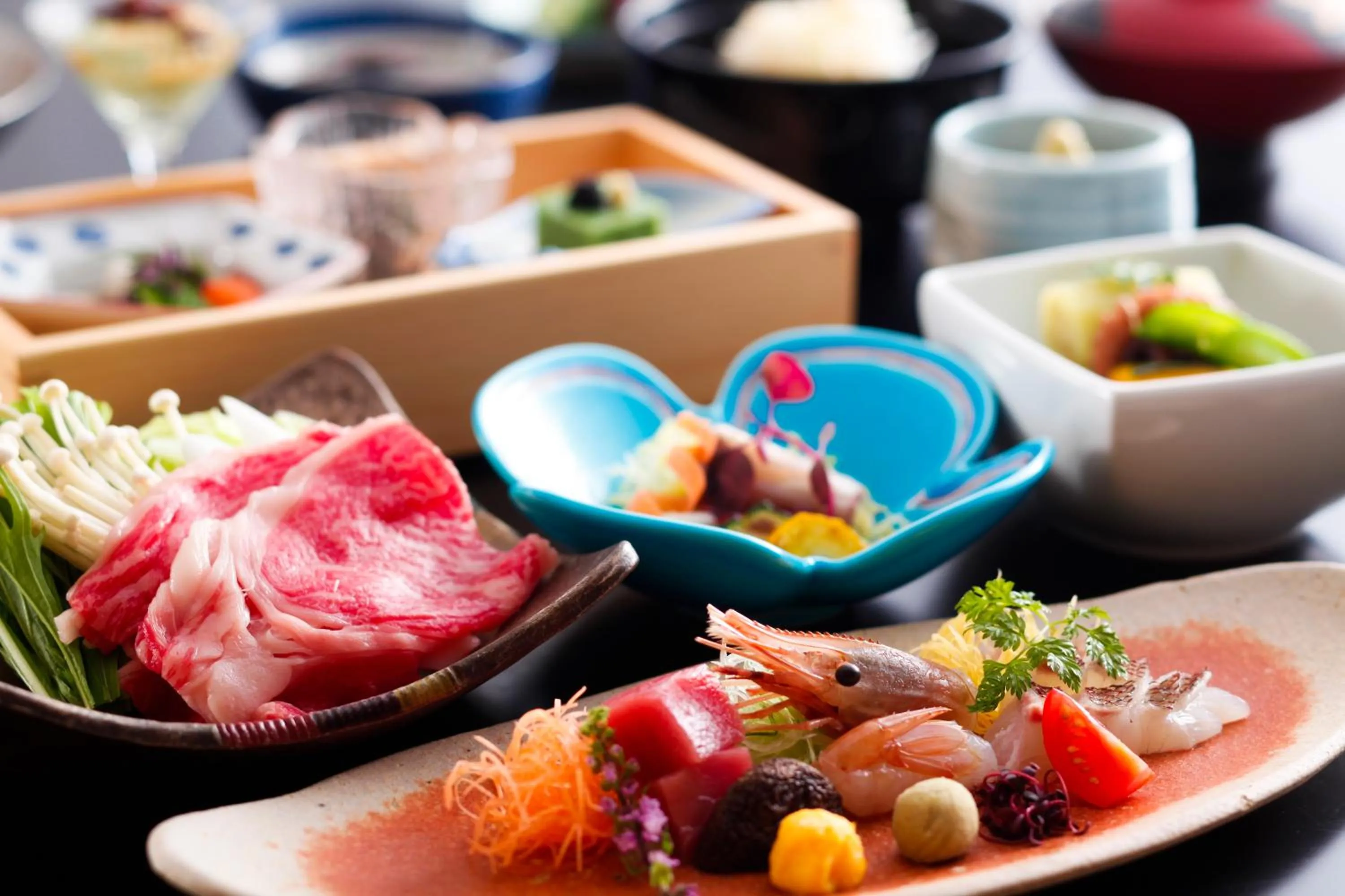 Food close-up in Yoshidaya Sannoukaku