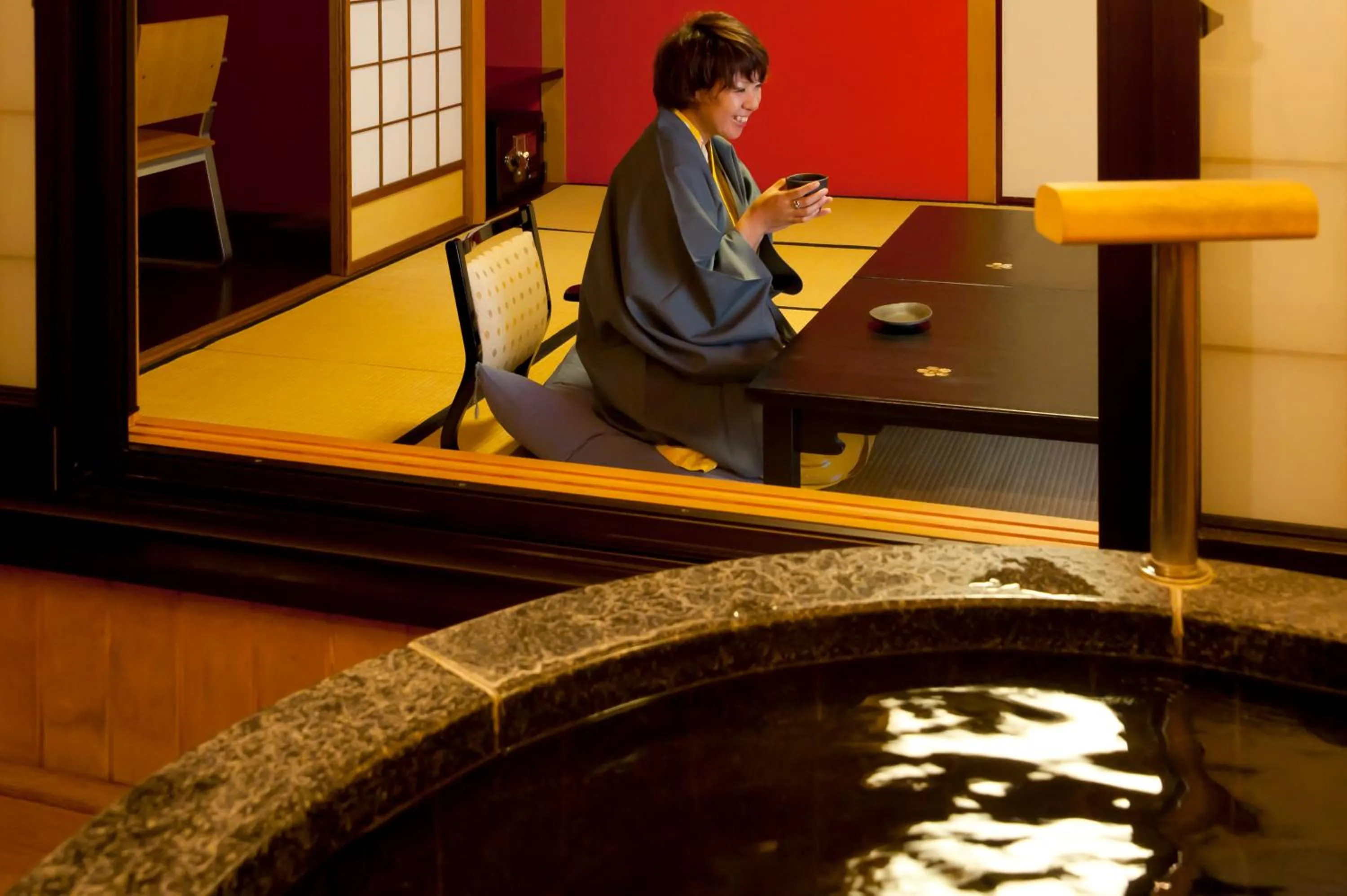 Bathroom in Yoshidaya Sannoukaku