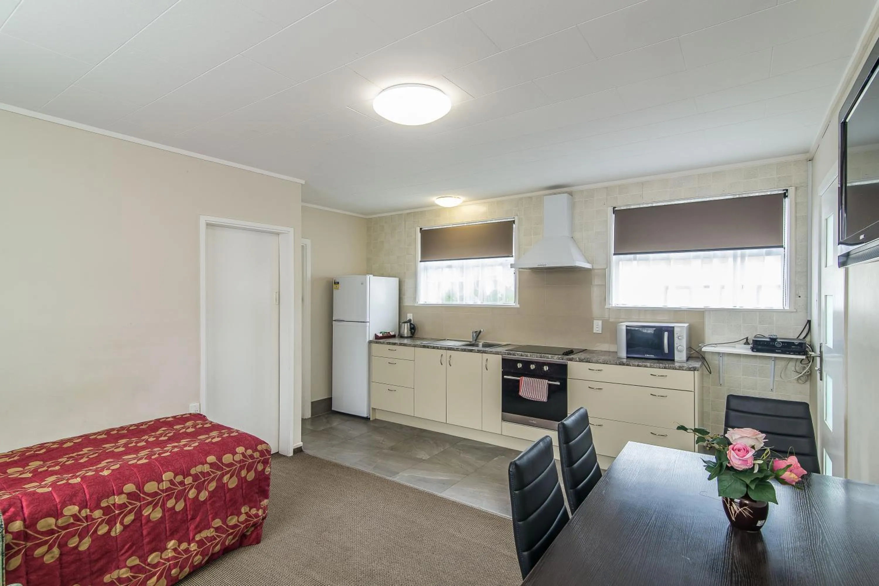 Kitchen or kitchenette in Avana Suites