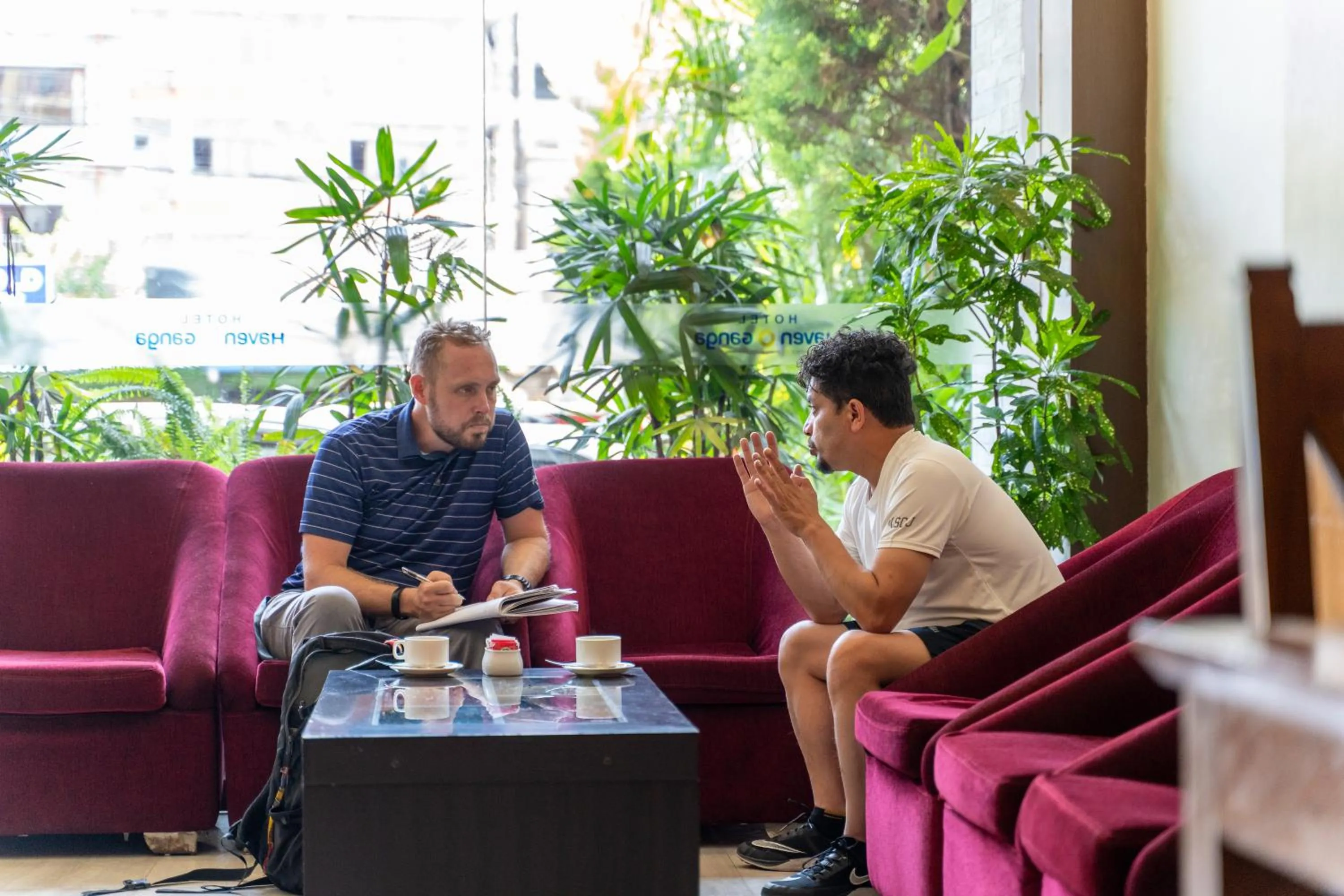 People in Hotel Haven O' Ganga