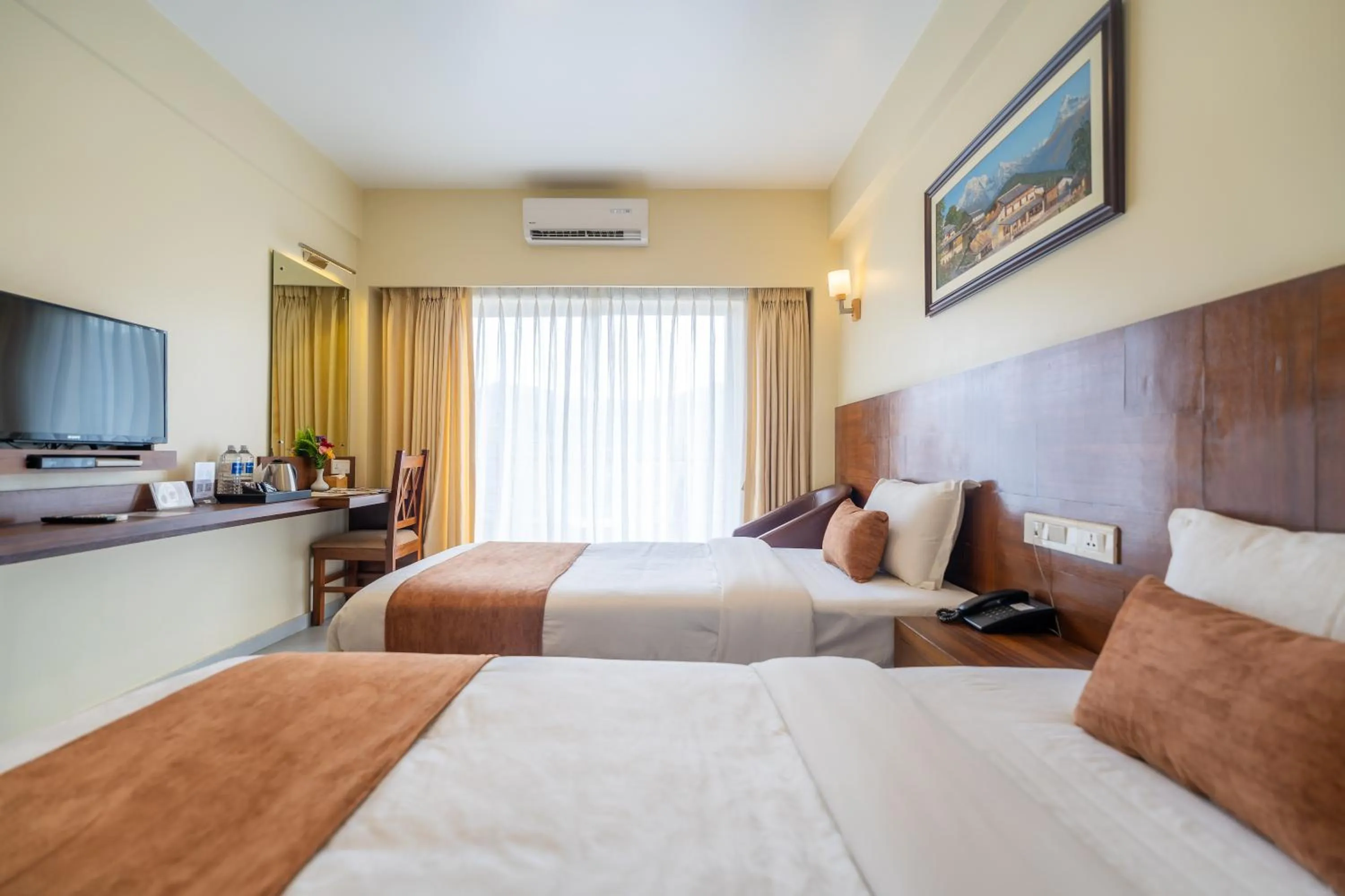 Bed in Hotel Haven O' Ganga