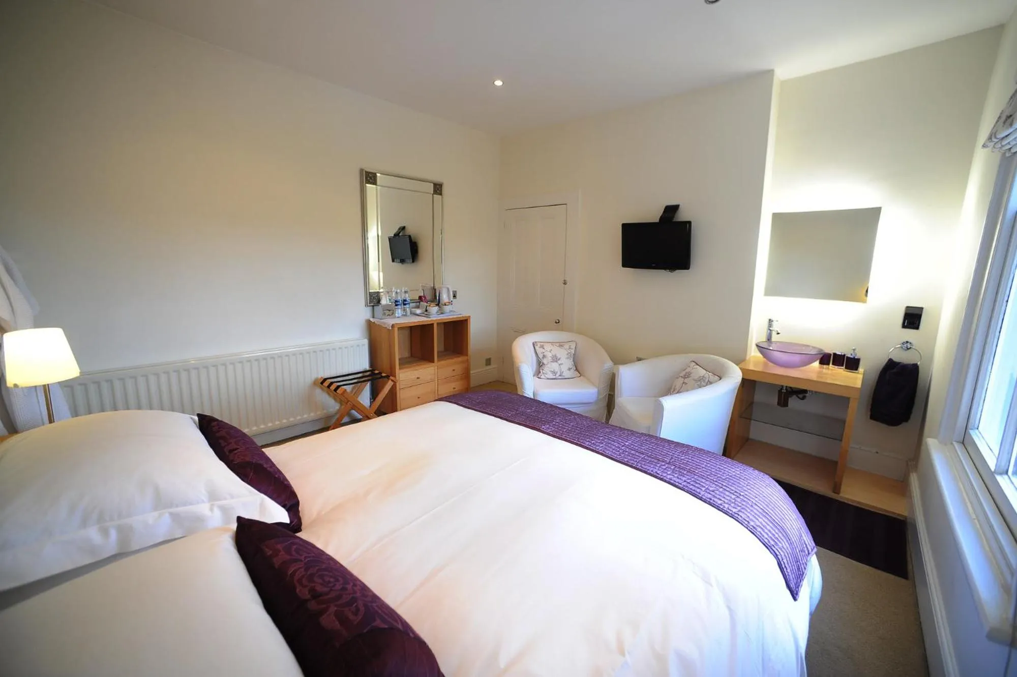 Coffee/tea facilities, Bed in The Lilac Door