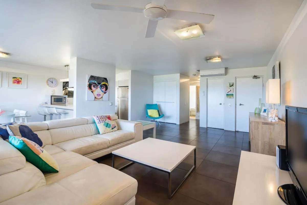 Living room in Sunseeker Holiday Apartments