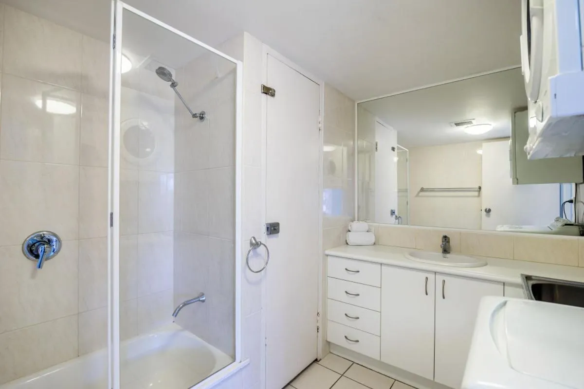 Shower in Sunseeker Holiday Apartments