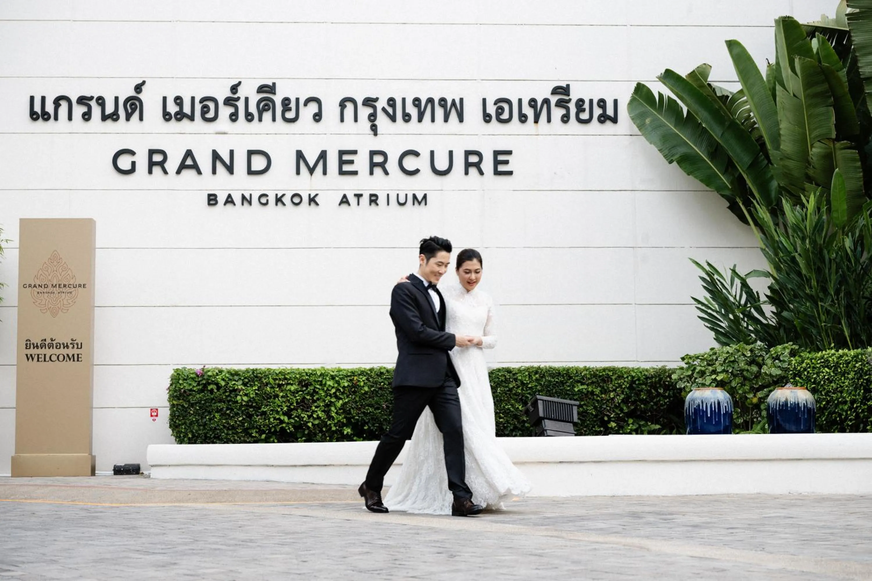 wedding in Grand Mercure Bangkok Atrium