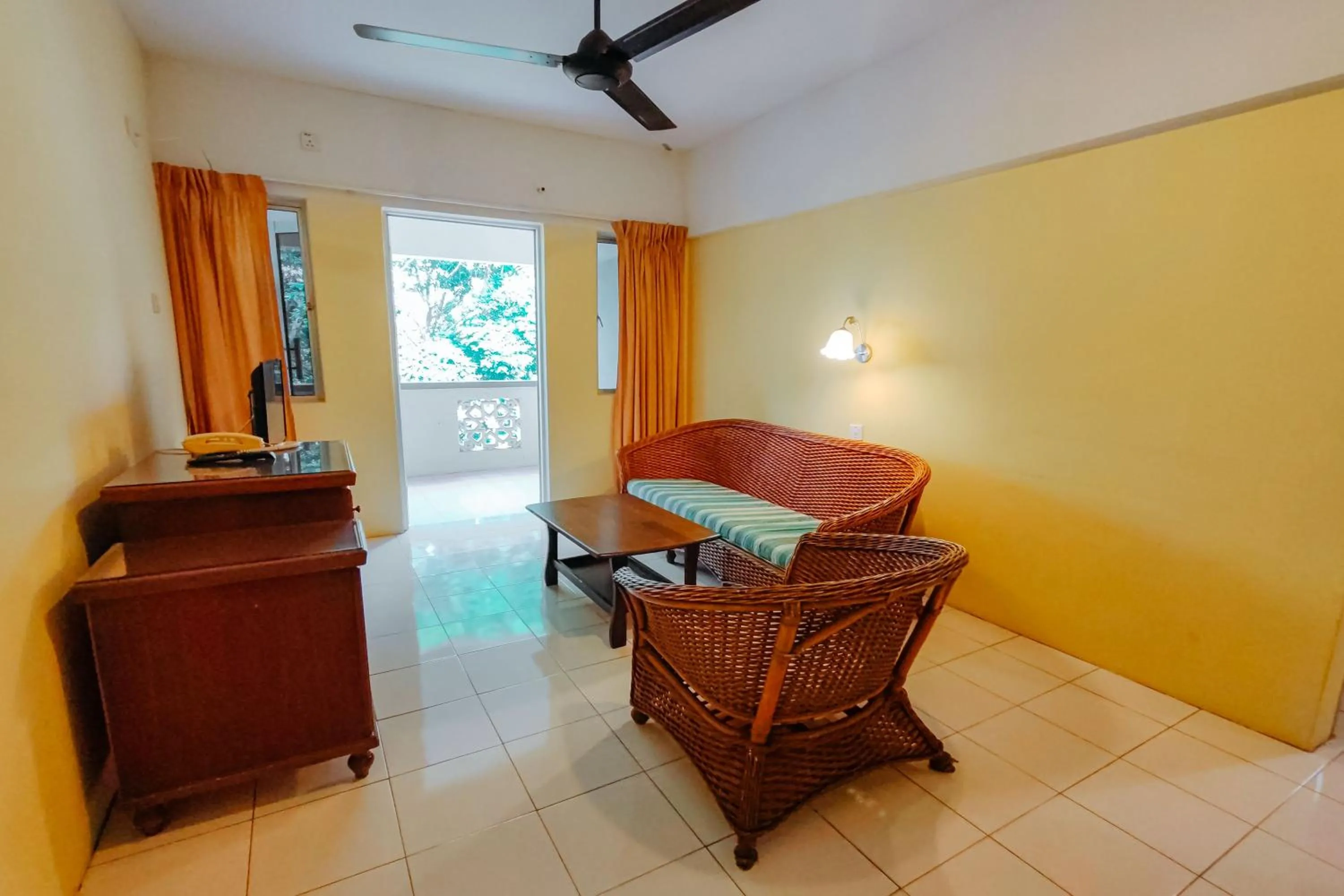 Living room in Virgo Batik Resort Teluk Batik Lumut