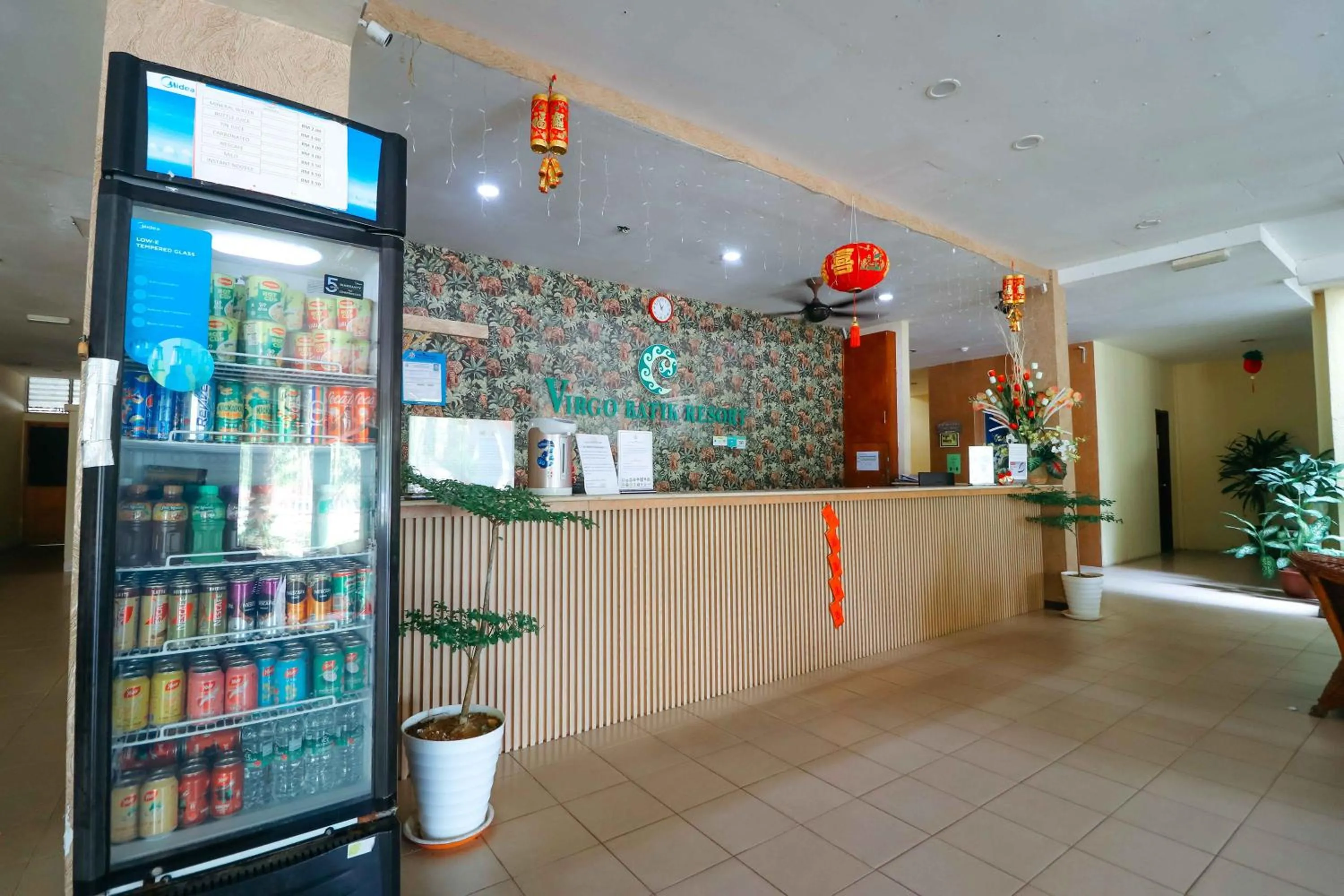 Lobby or reception in Virgo Batik Resort Teluk Batik Lumut