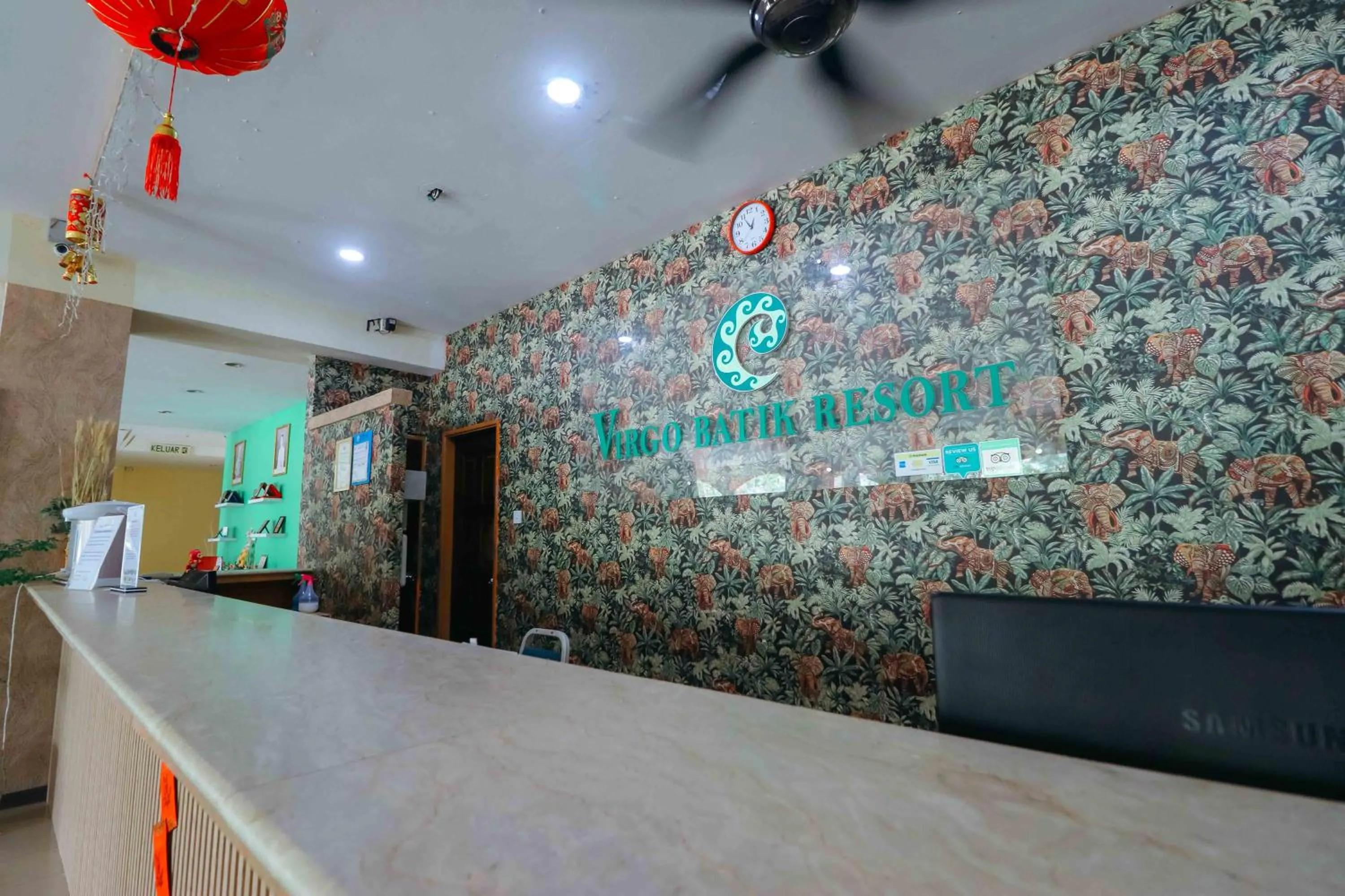 Lobby or reception in Virgo Batik Resort Teluk Batik Lumut