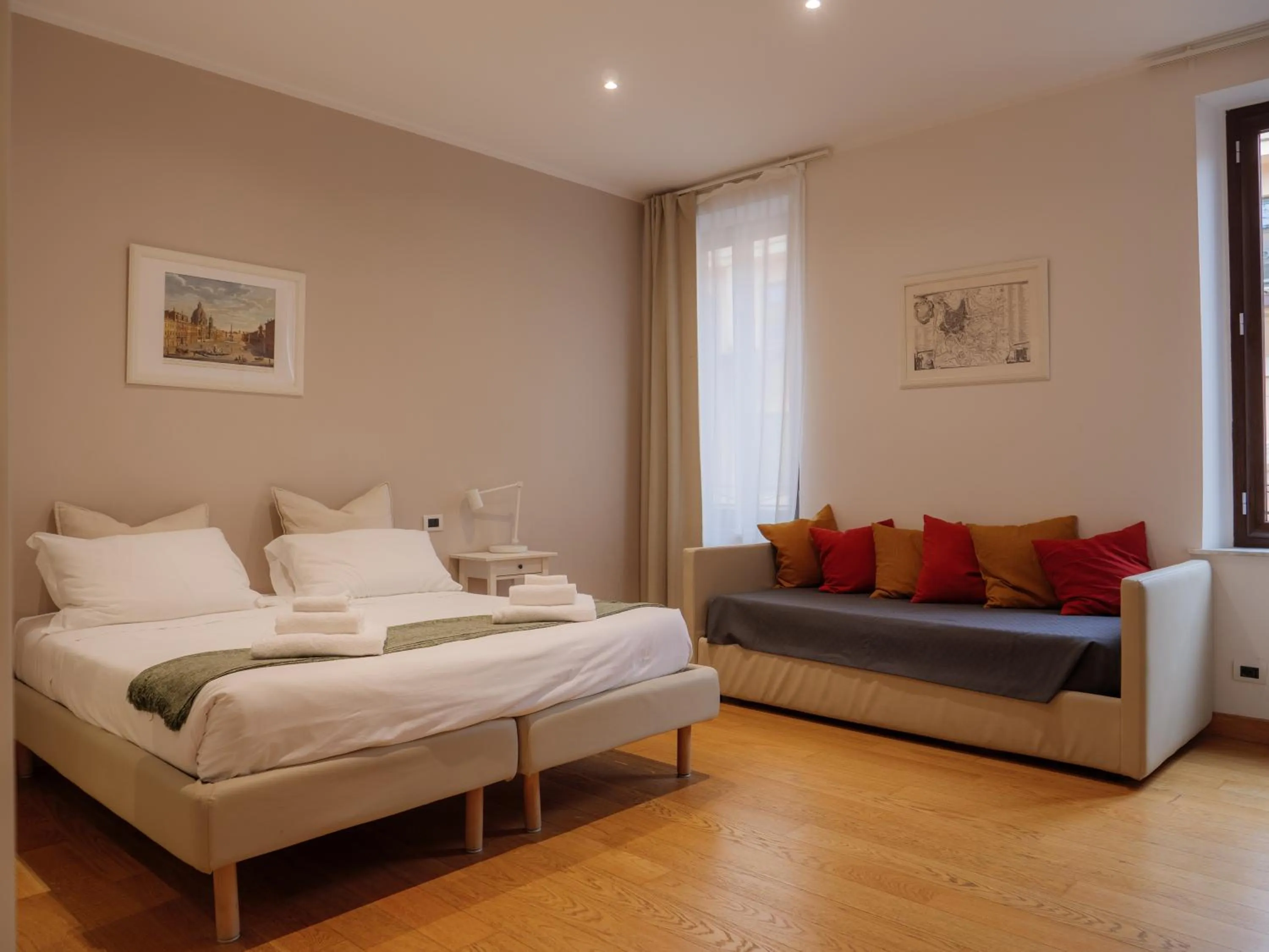 Bed in Colosseo Guest House