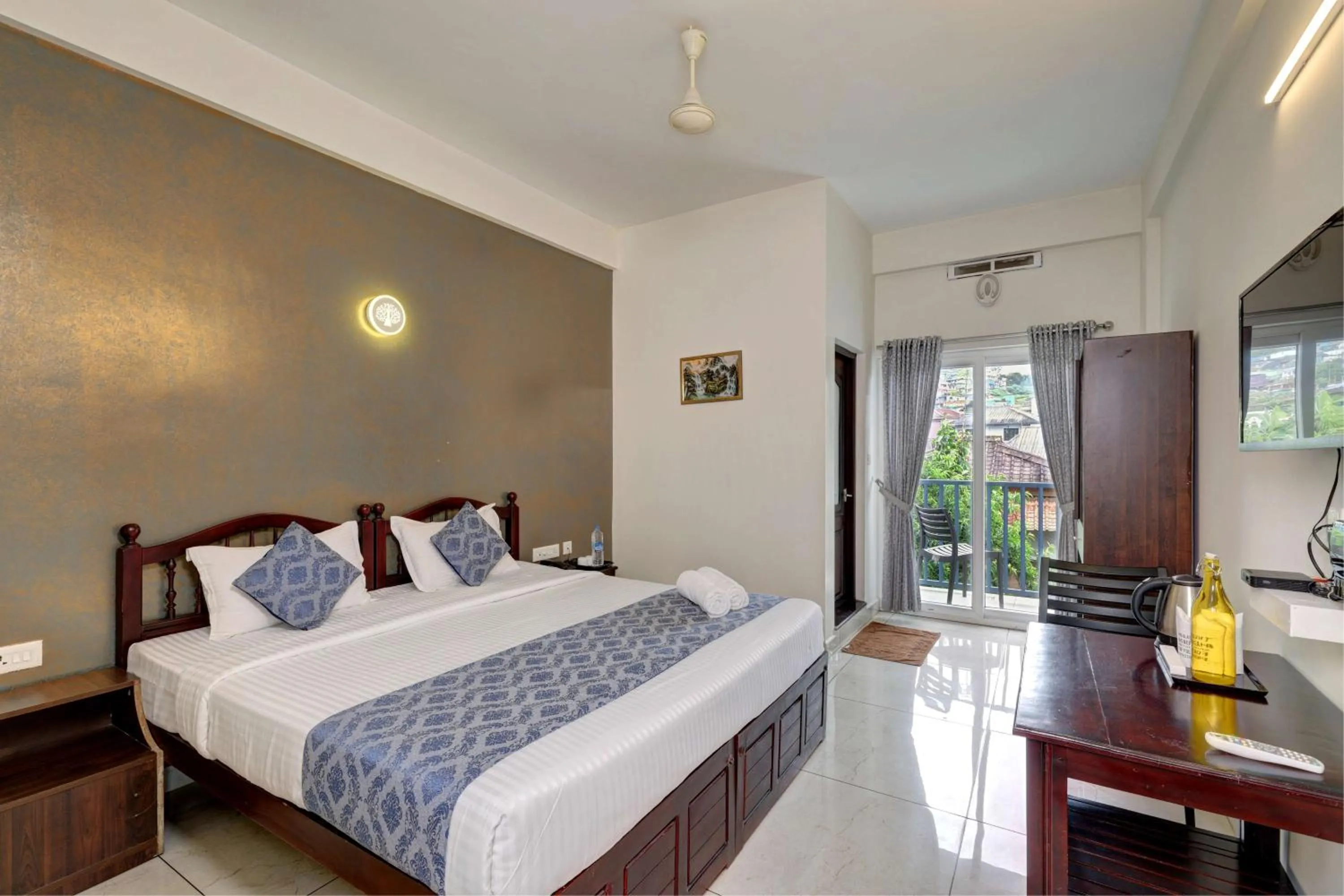 Bed in Kurinji Wanderlust Resort Munnar