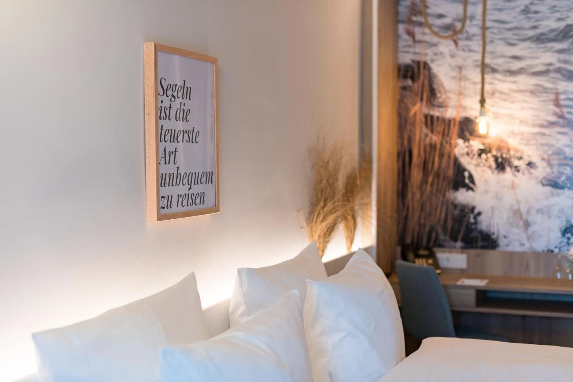 Bed in Hafenhotel zu Putbus