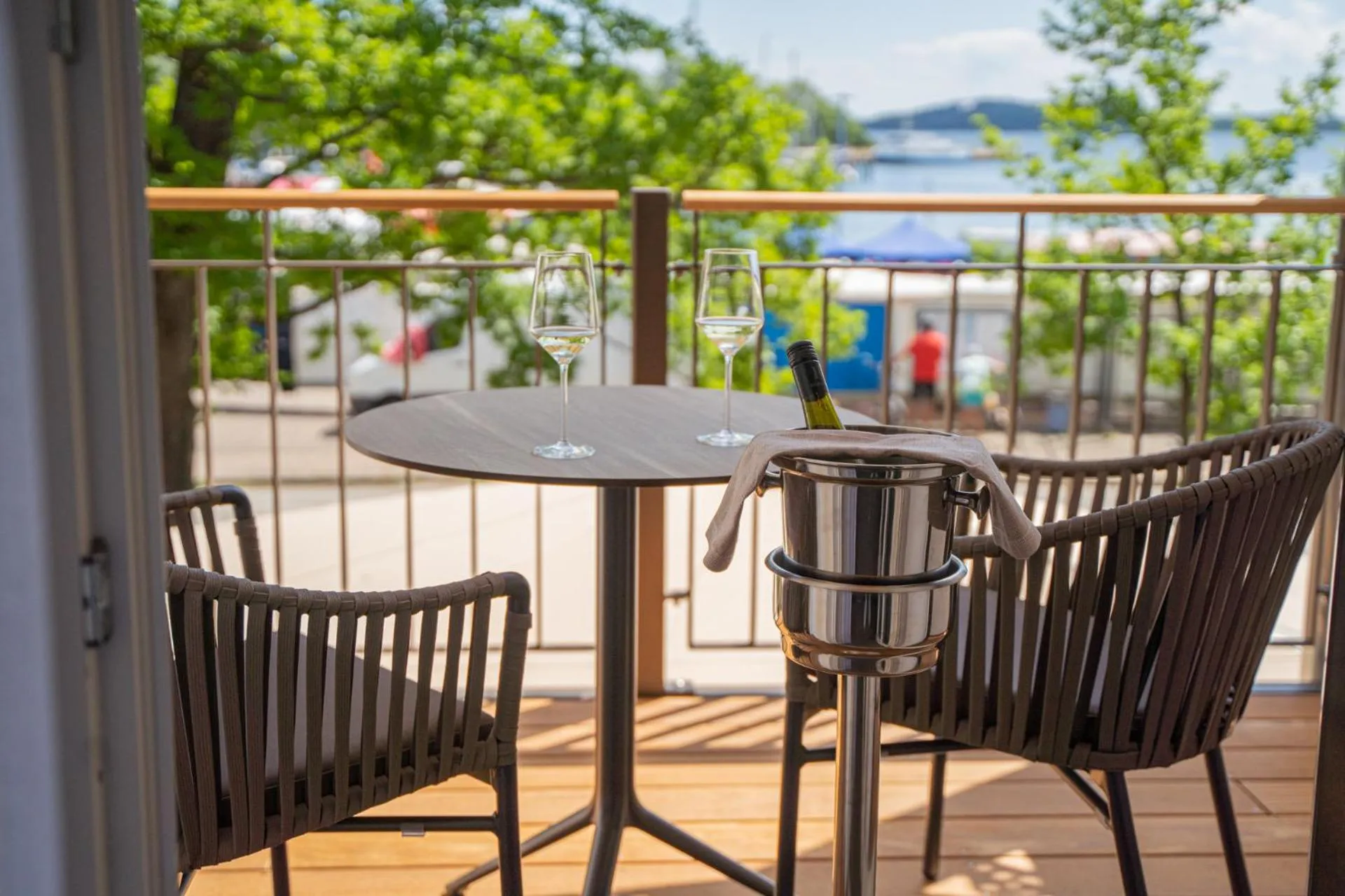 Balcony/Terrace in Hafenhotel zu Putbus