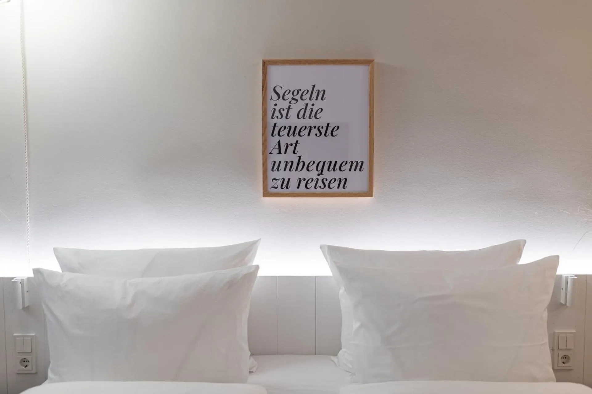 Bed in Hafenhotel zu Putbus