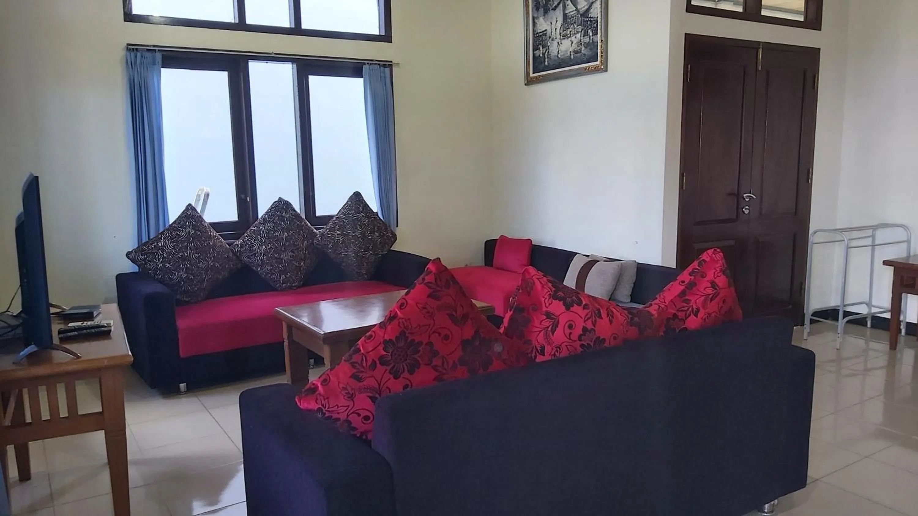 Seating area in Aman Gati Hotel Lakey