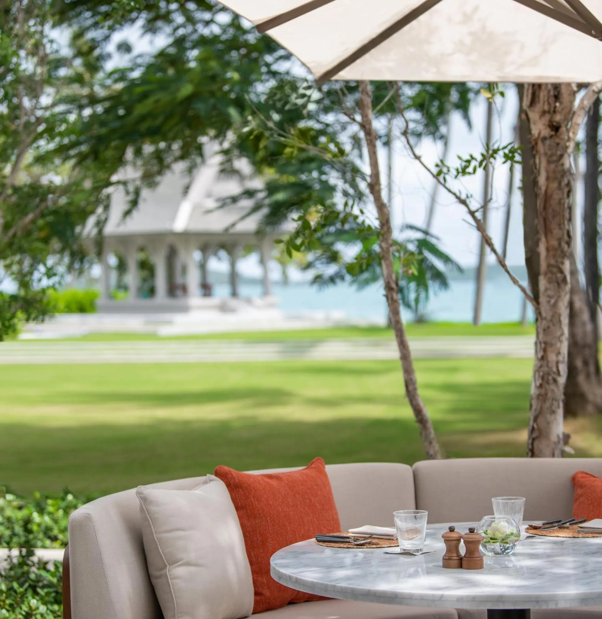 Dining area in Centara Reserve Samui