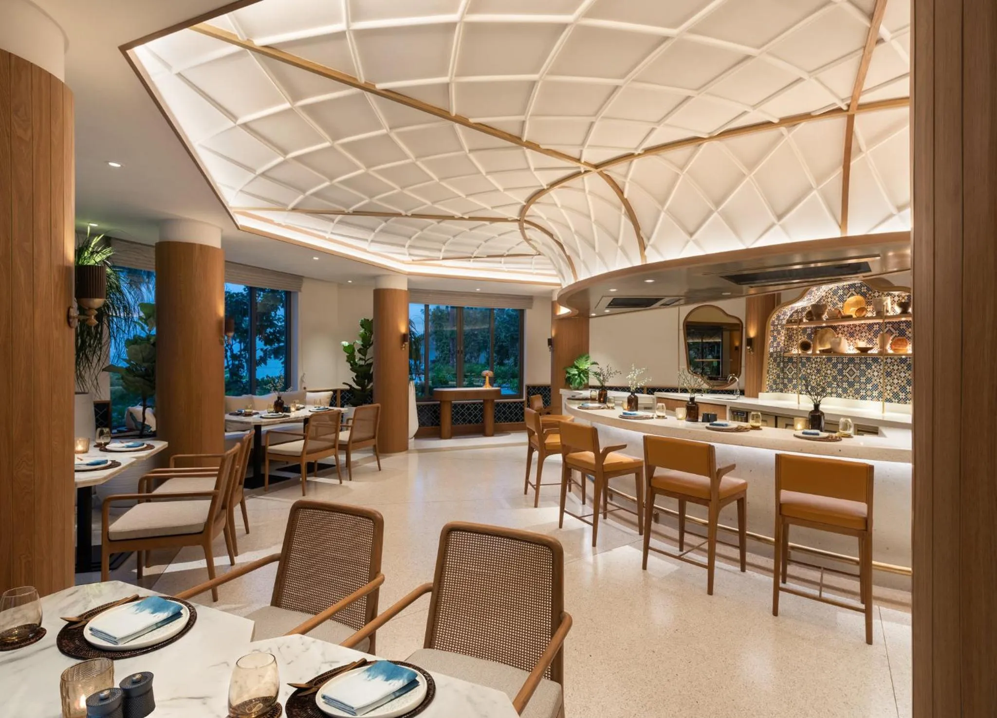 Dining area in Centara Reserve Samui