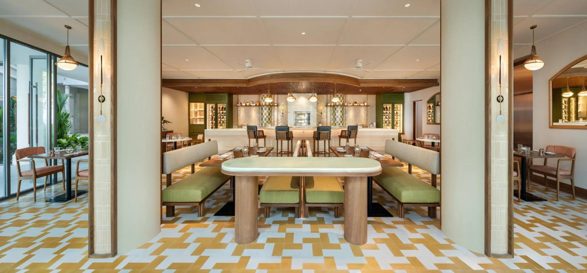 Dining area in Centara Reserve Samui