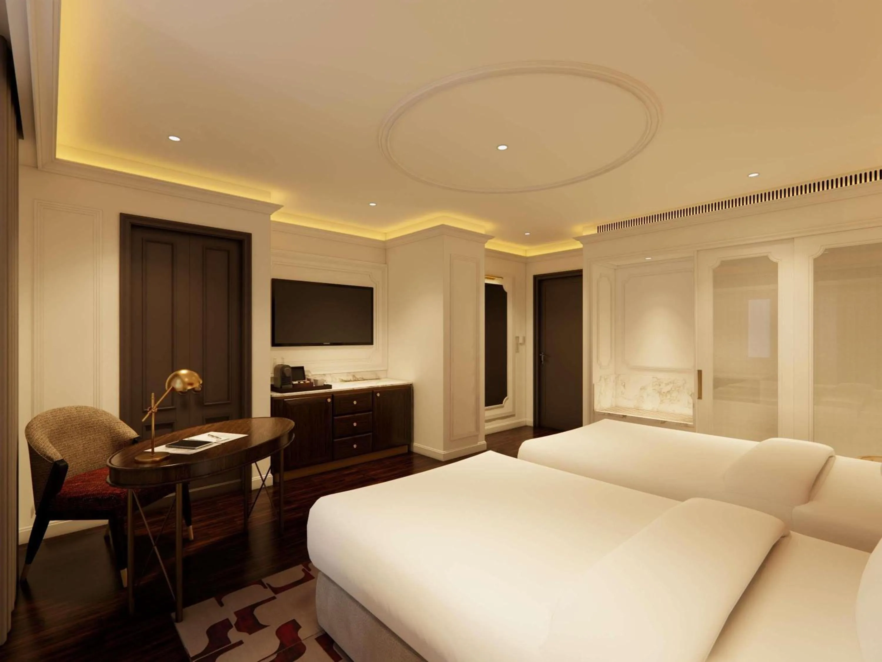 Bedroom, Bed in Hotel de l'Opera Hanoi - MGallery