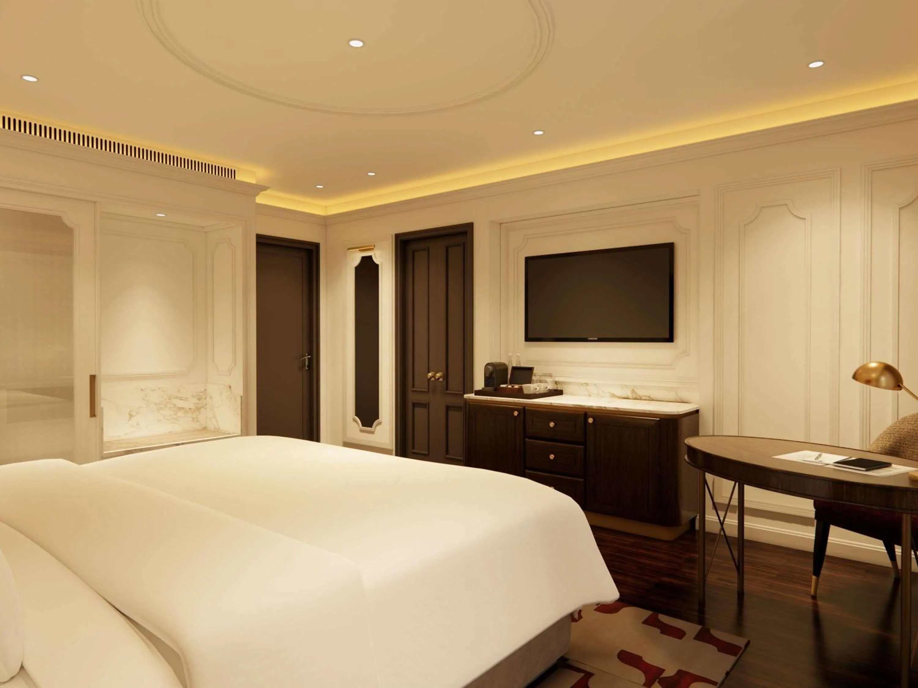Bedroom, Bed in Hotel de l'Opera Hanoi - MGallery