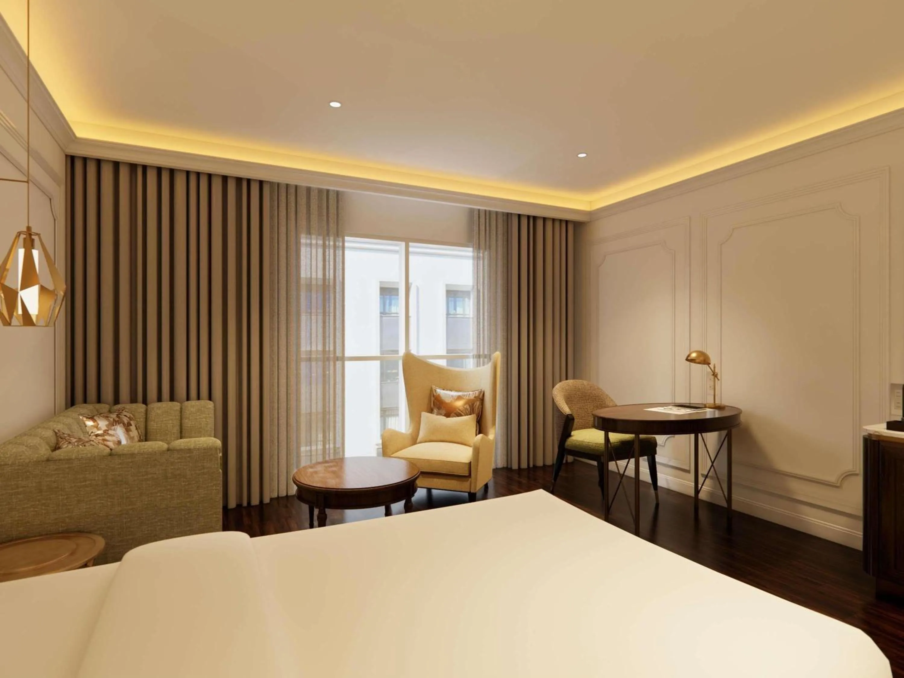 Bedroom, Bed in Hotel de l'Opera Hanoi - MGallery