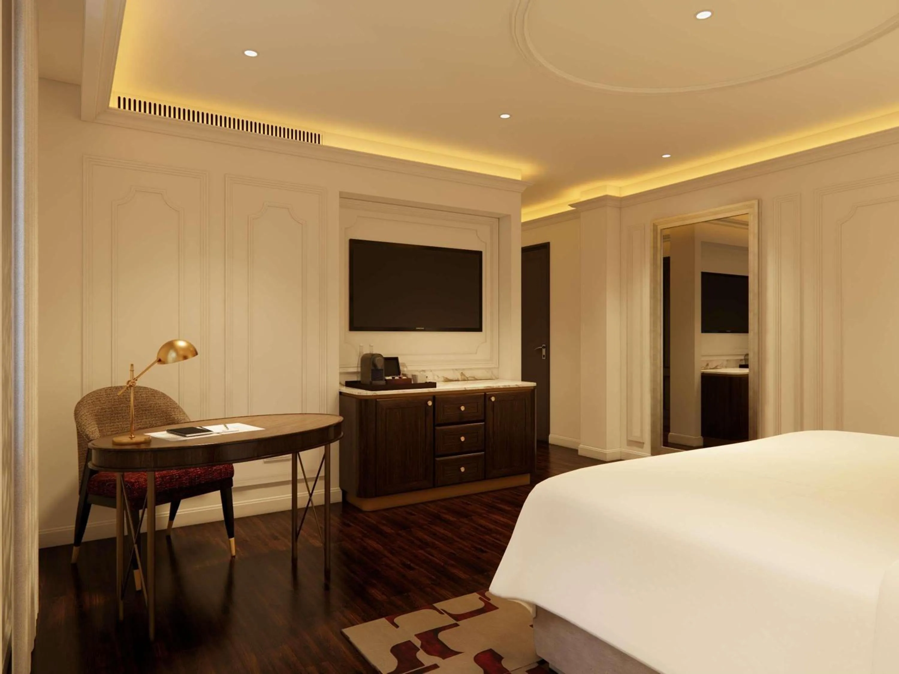 Bedroom, Bed in Hotel de l'Opera Hanoi - MGallery