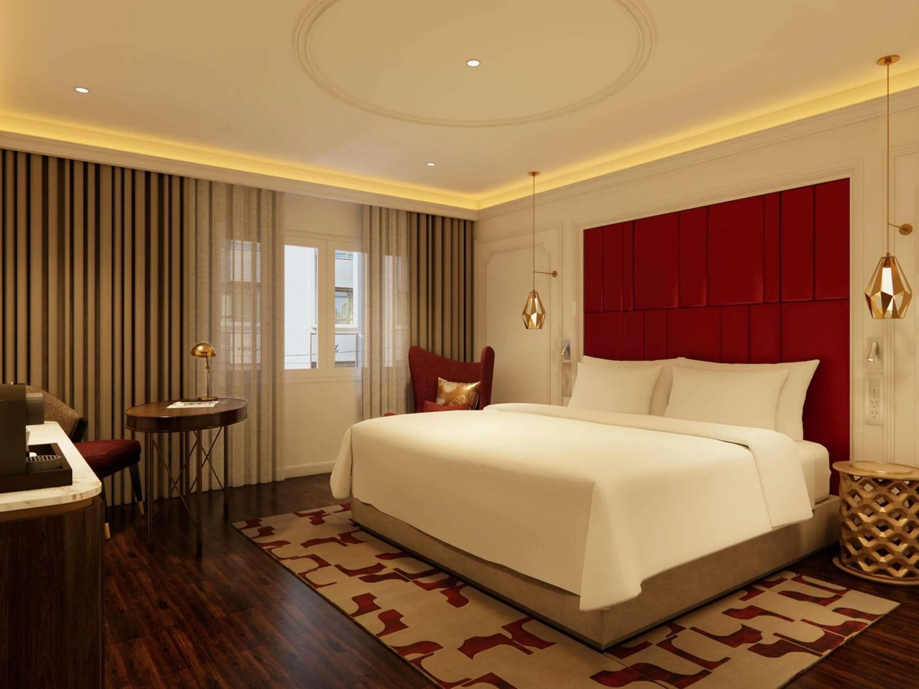 Bedroom, Bed in Hotel de l'Opera Hanoi - MGallery