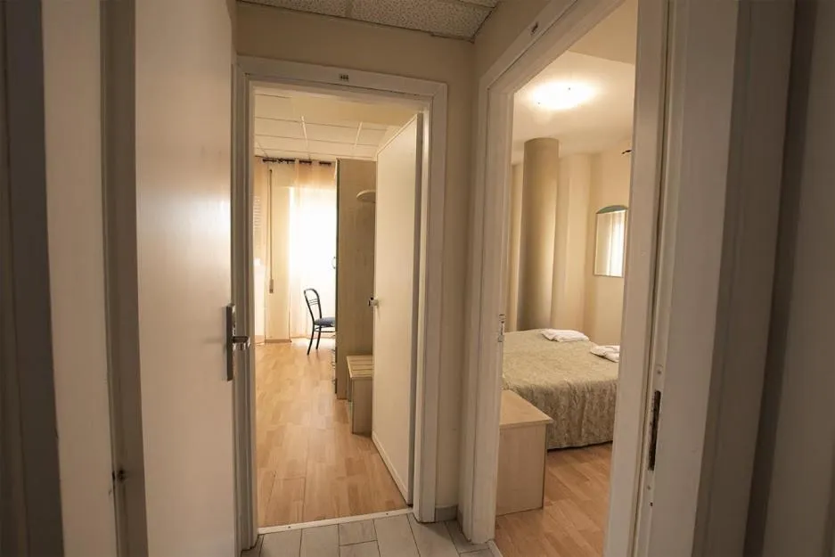 Bed in Hotel Scacciapensieri