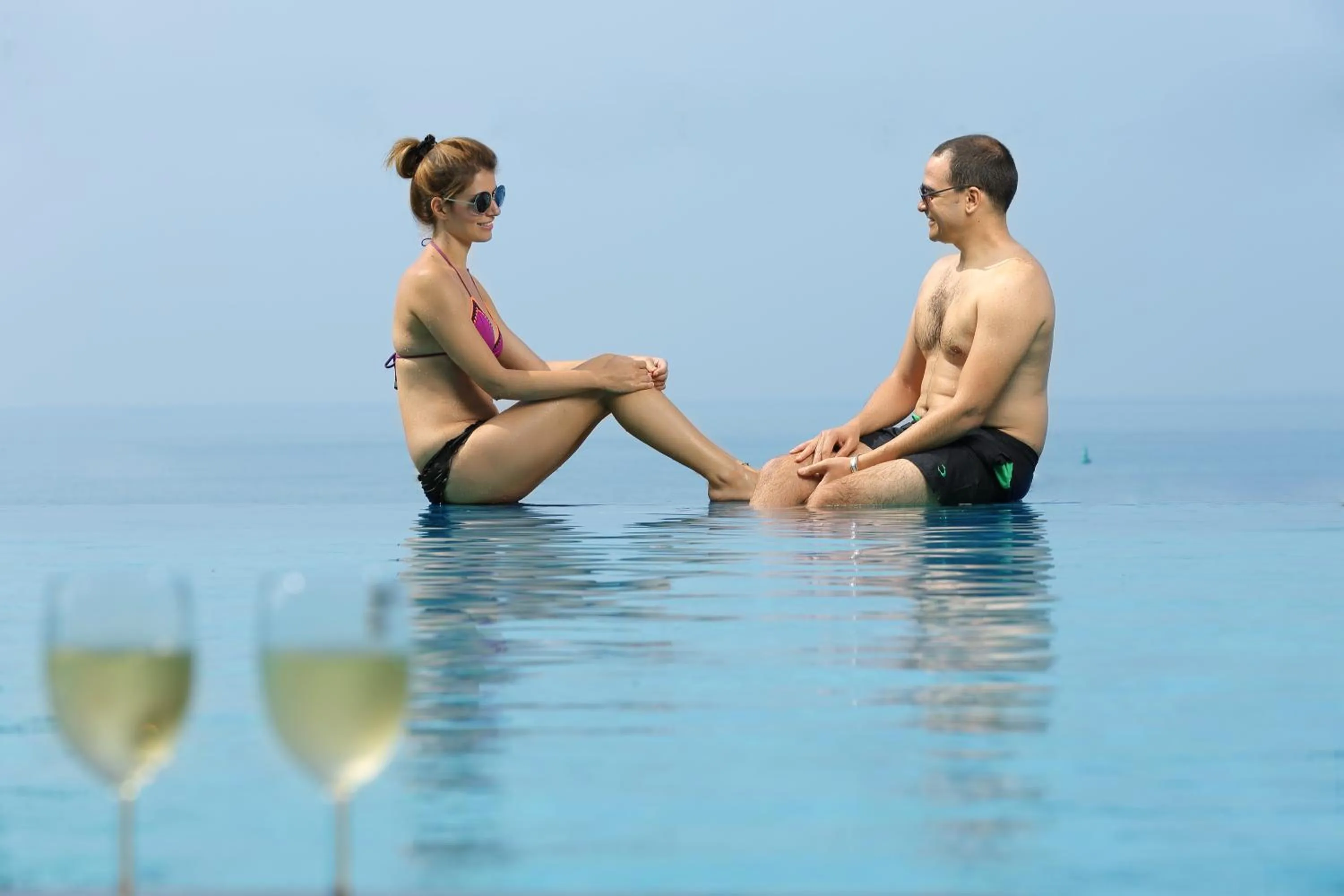 Swimming pool in The Quilon Beach Hotel and Convention Center