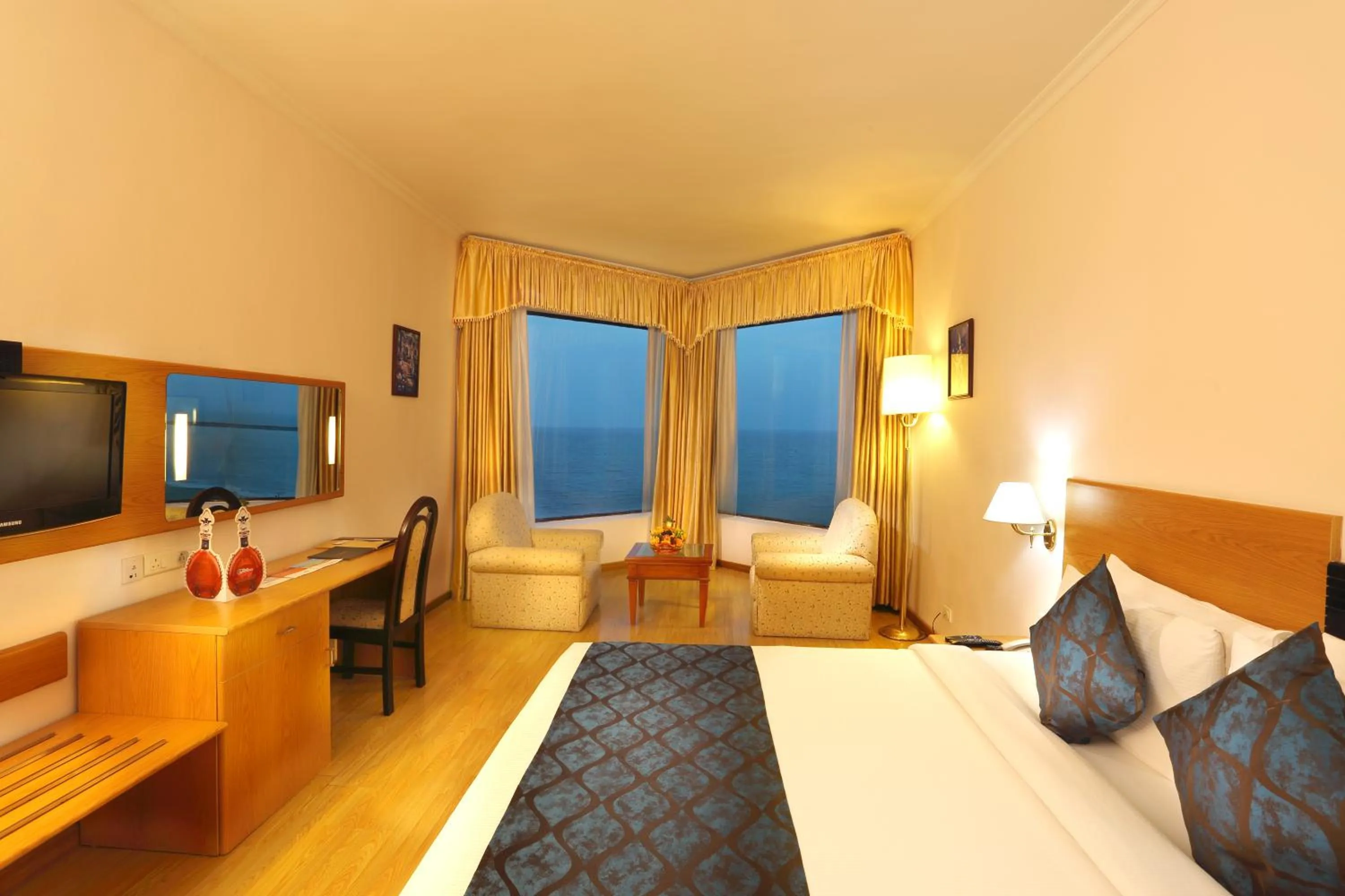 Bedroom, Bed in The Quilon Beach Hotel and Convention Center