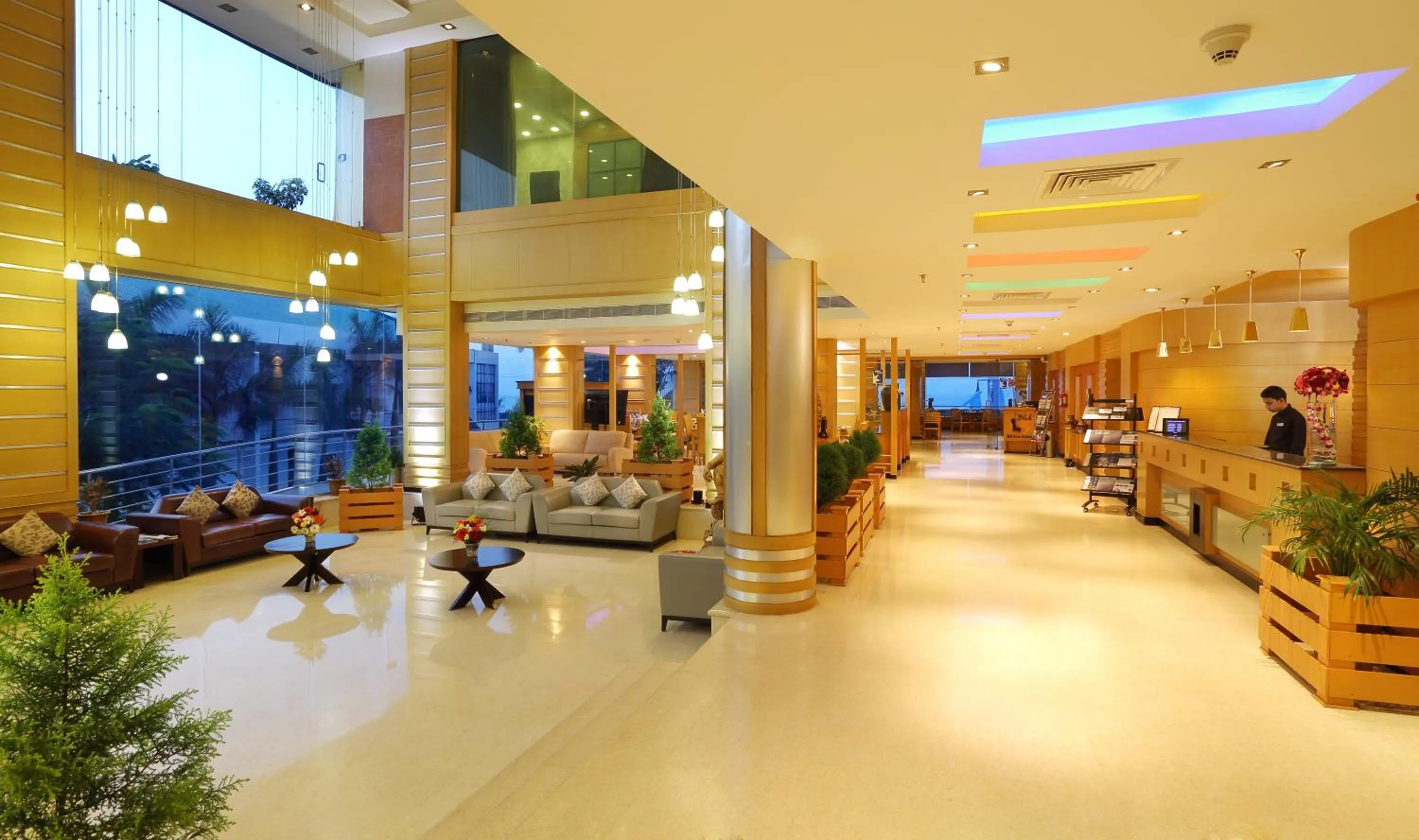 Lobby or reception in The Quilon Beach Hotel and Convention Center