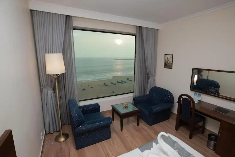 Natural landscape, Bed in The Quilon Beach Hotel and Convention Center