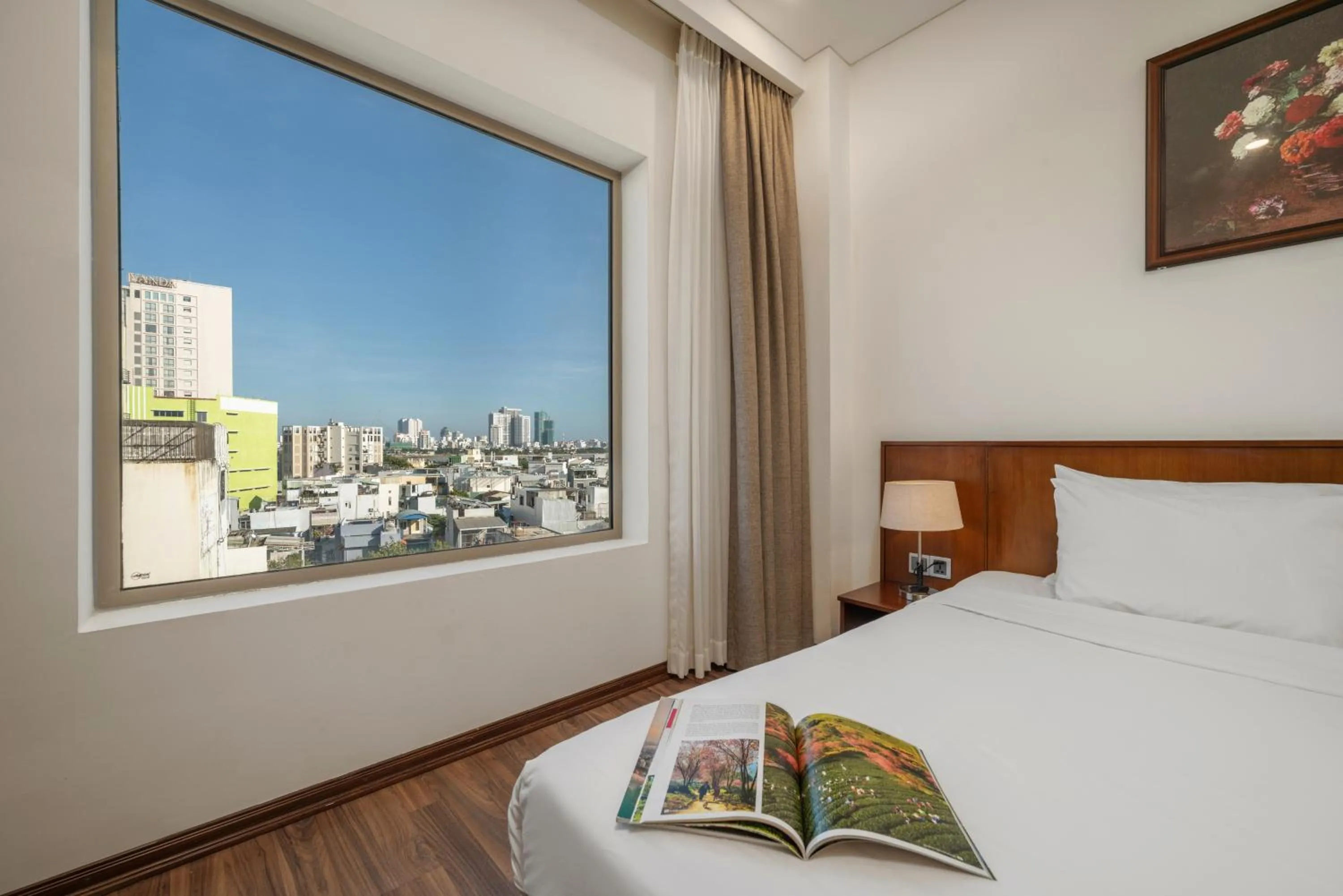 View (from property/room), Bed in Mitisa Hotel Da Nang - Near Dragon Bridge