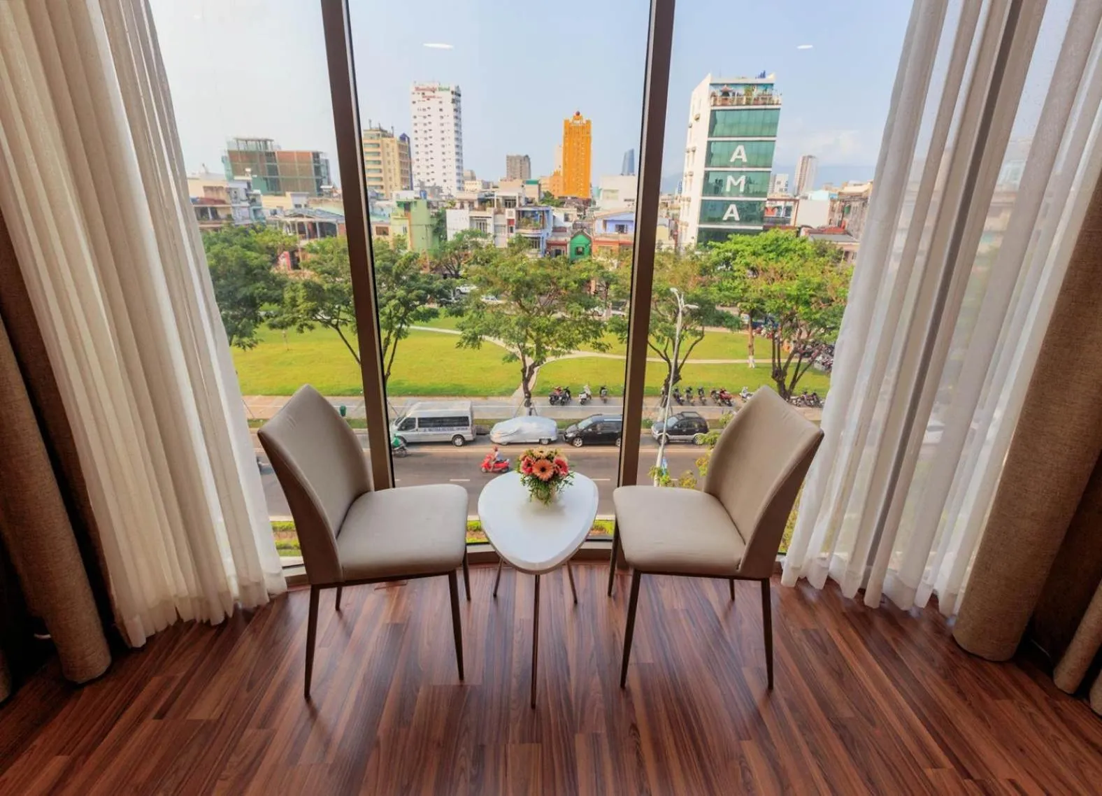 City view in Mitisa Hotel Da Nang - Near Dragon Bridge