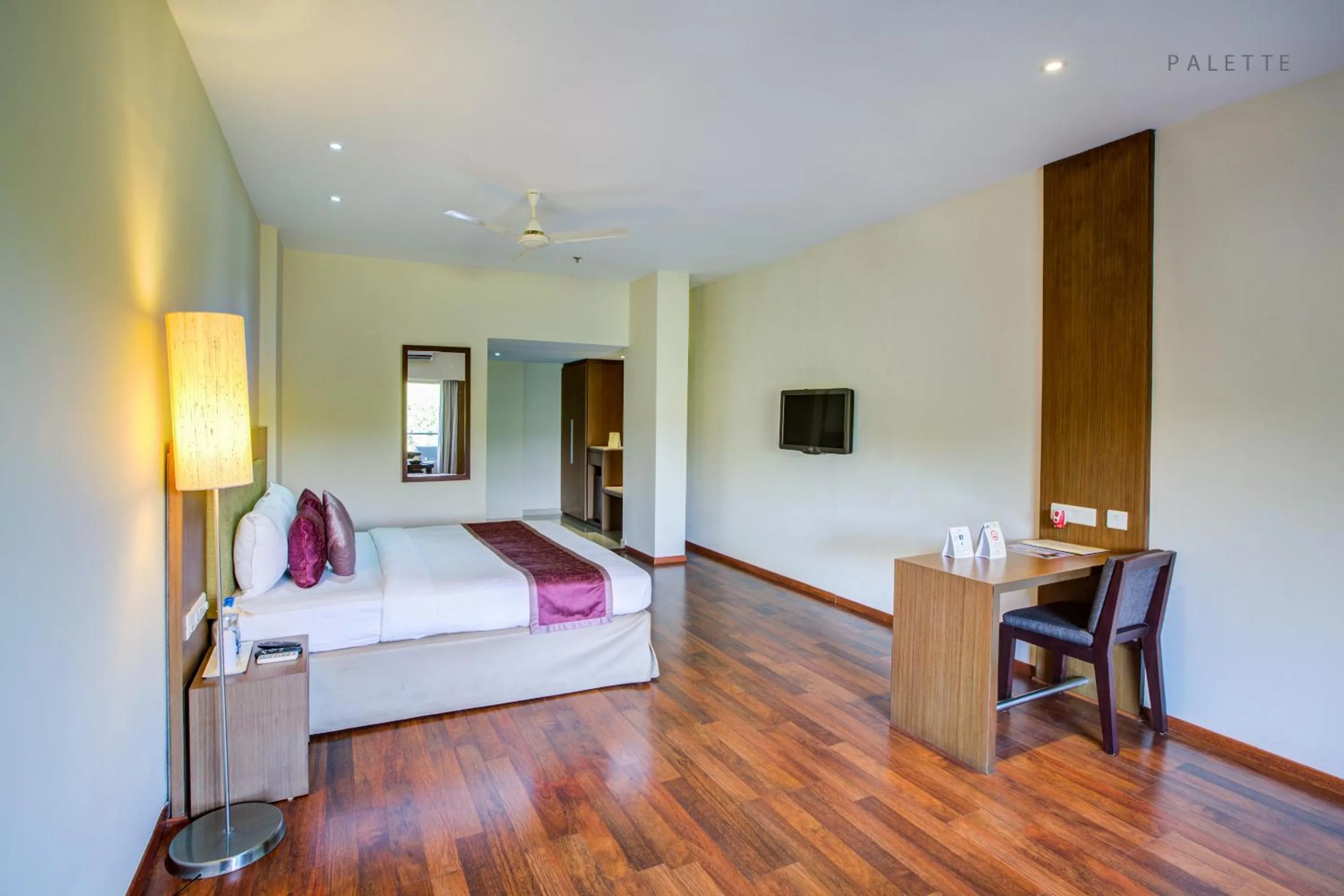 Photo of the whole room, Bed in JK Residency Cheruvathur