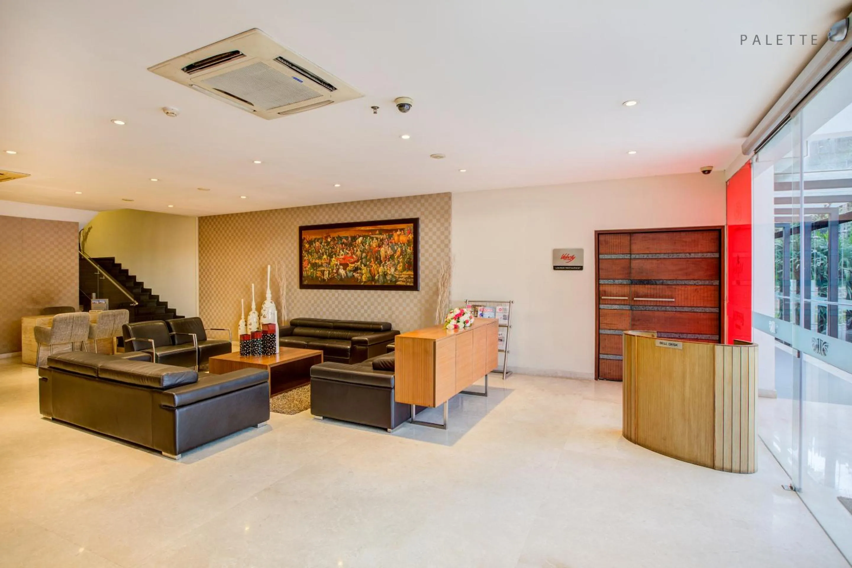 Seating area in JK Residency Cheruvathur