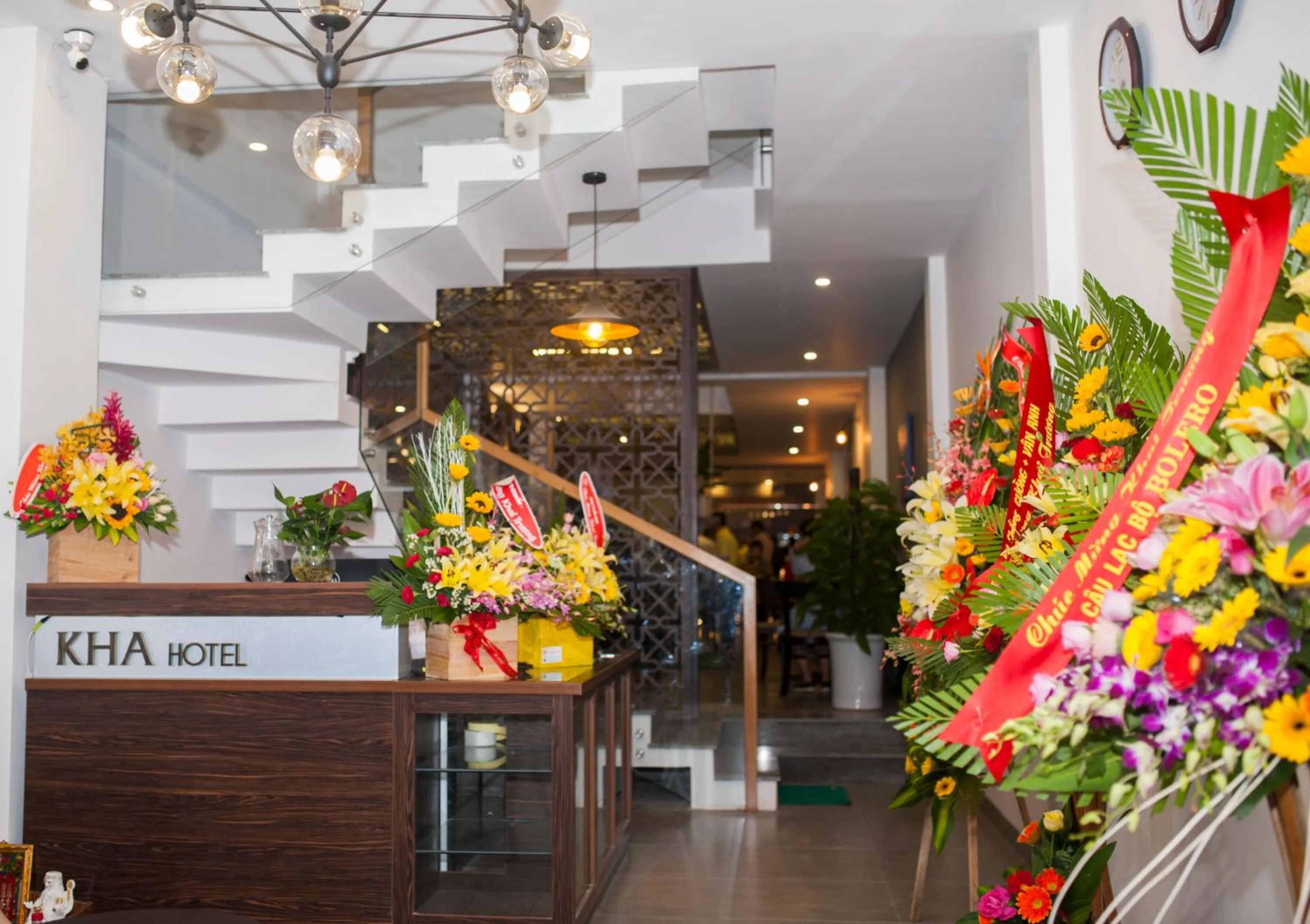 Lobby or reception in Kha Hostel