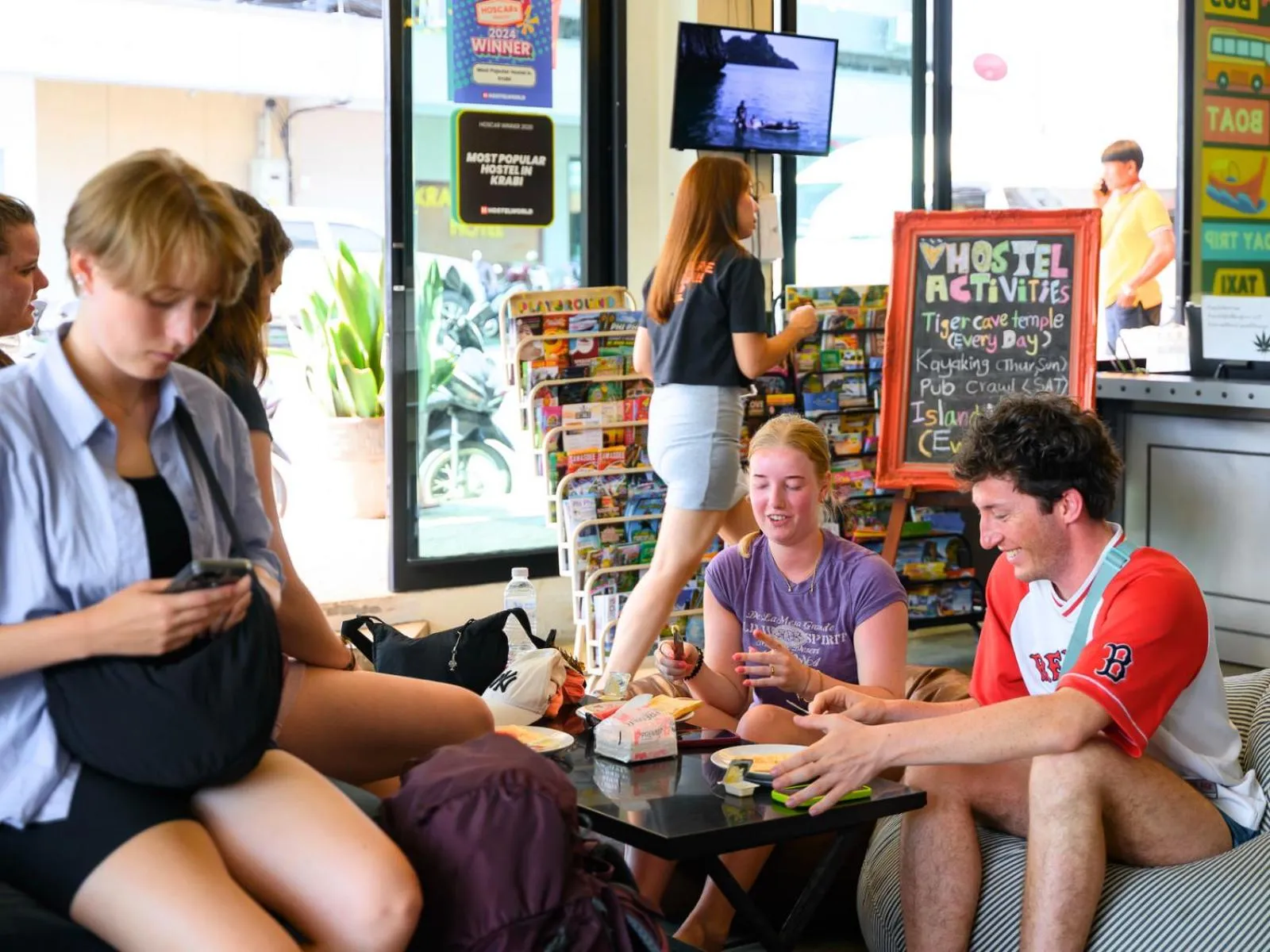 Lobby or reception in Pak-Up Hostel