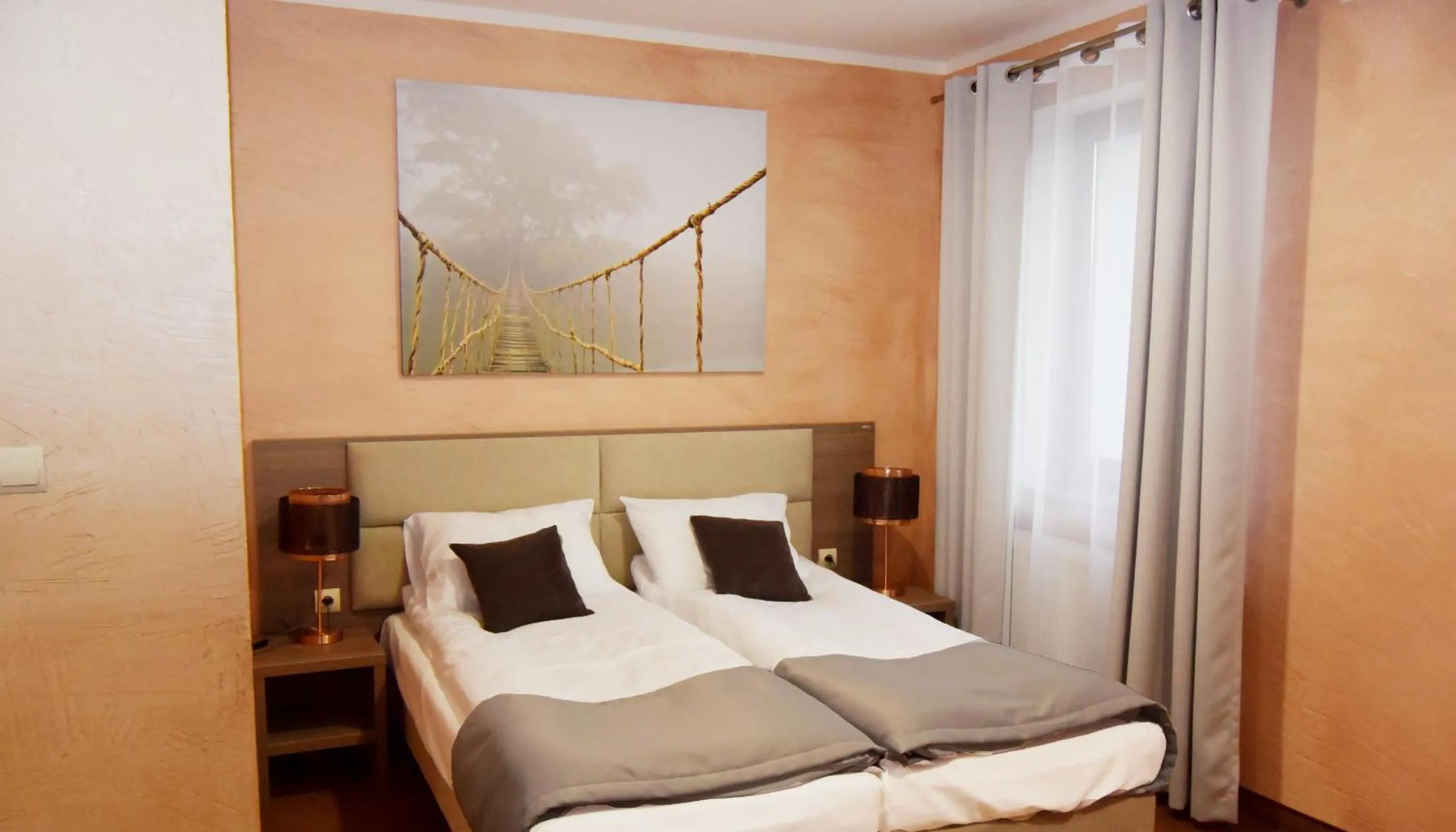 Photo of the whole room, Bed in Gościniec Rycerski