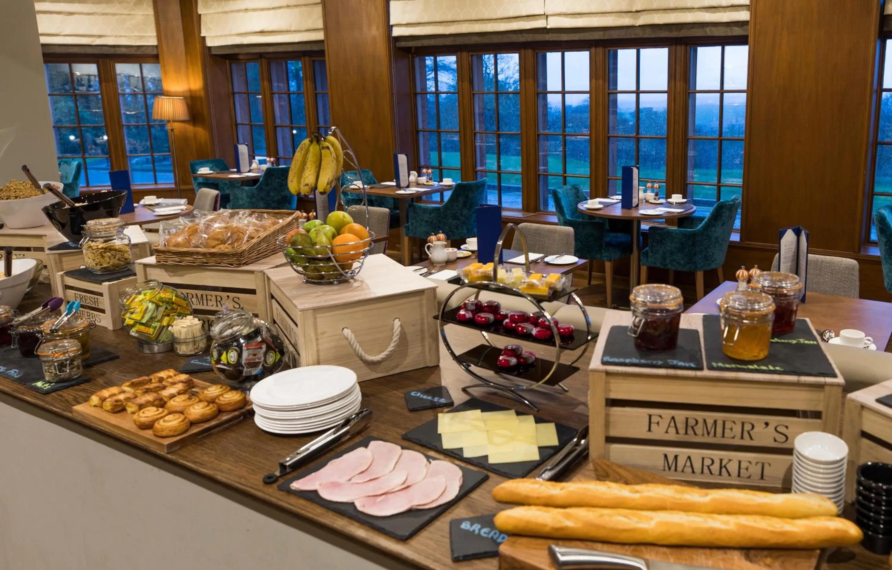 Buffet breakfast in Murrayshall Country Estate