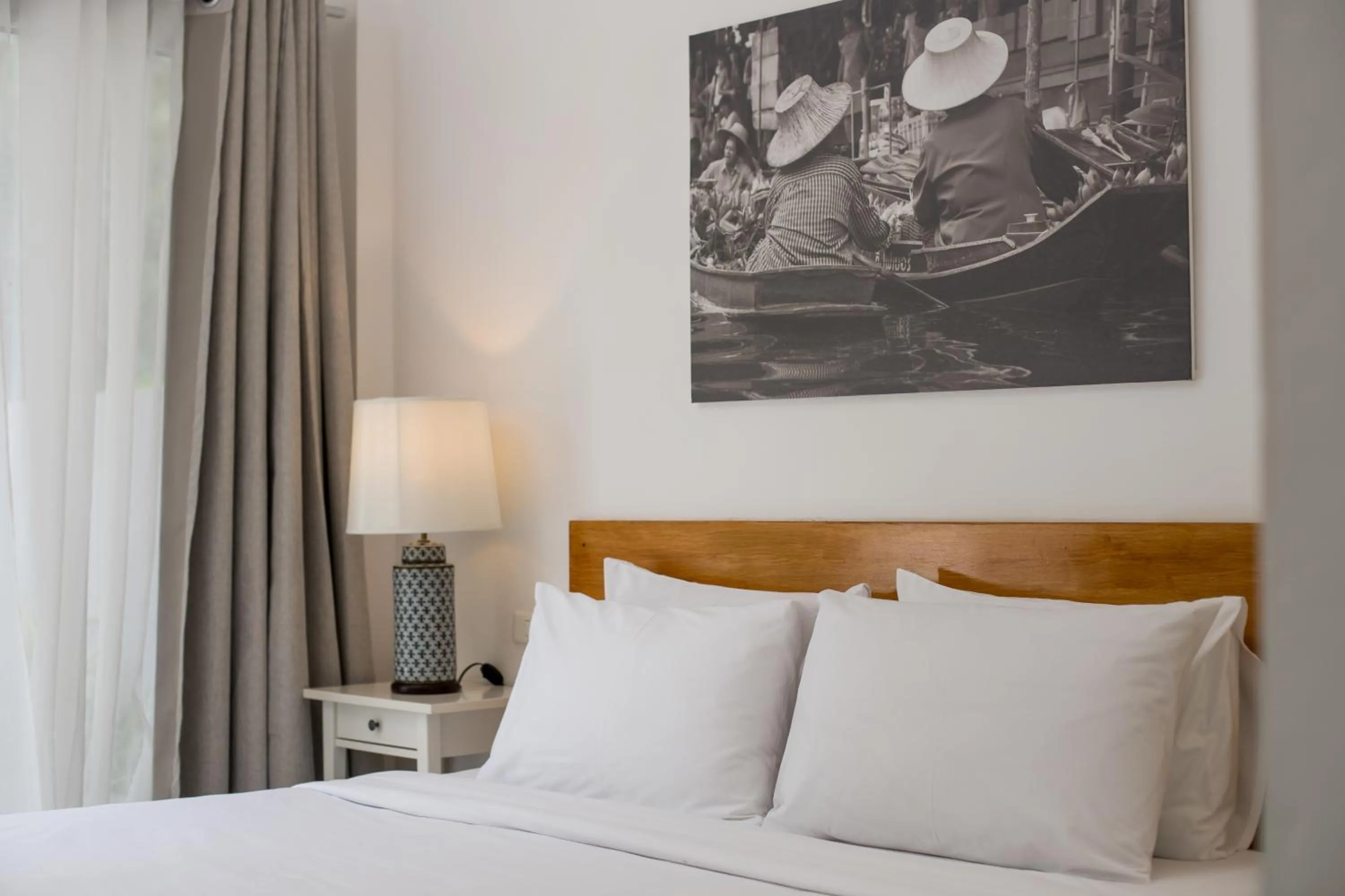 Bed in Isara Khao Lak