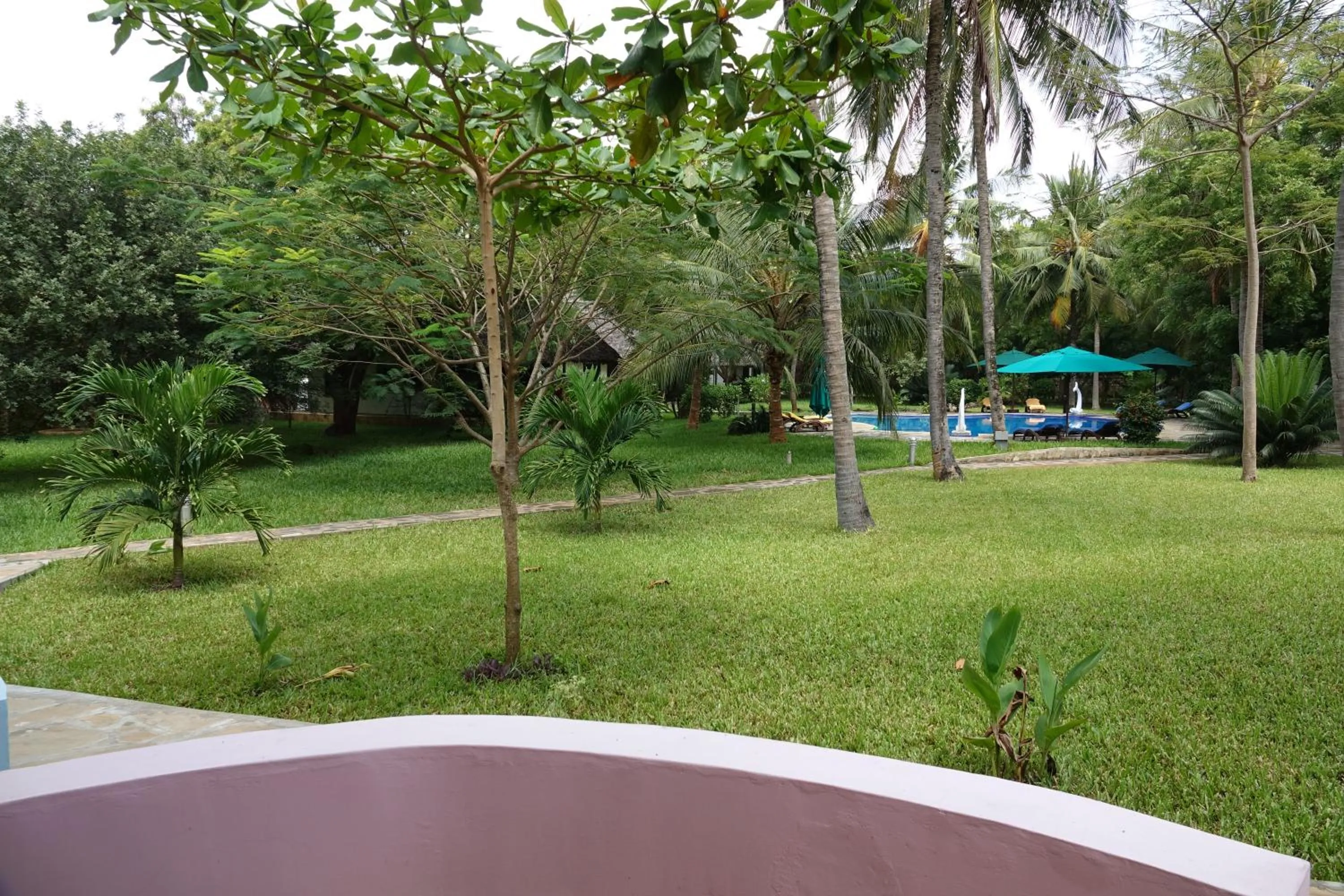 Garden view in Residence Maison Müge
