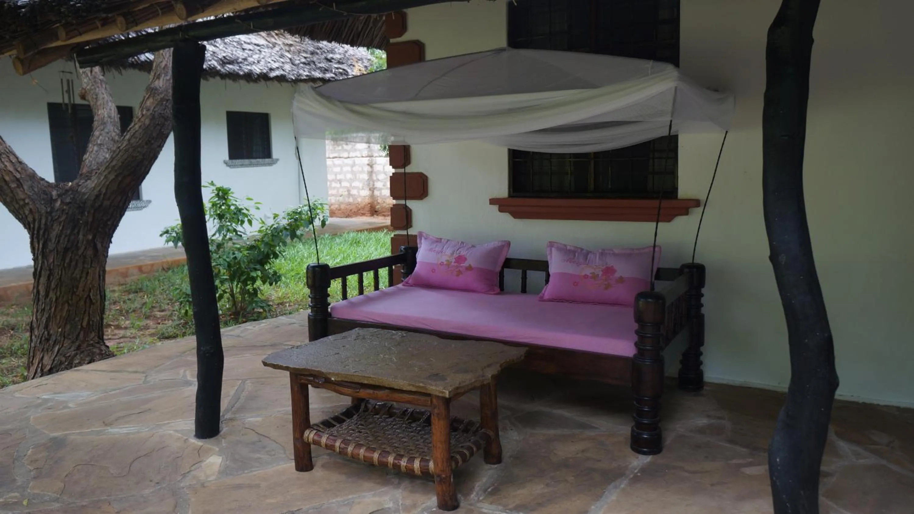 Seating area, Bed in Residence Maison Müge