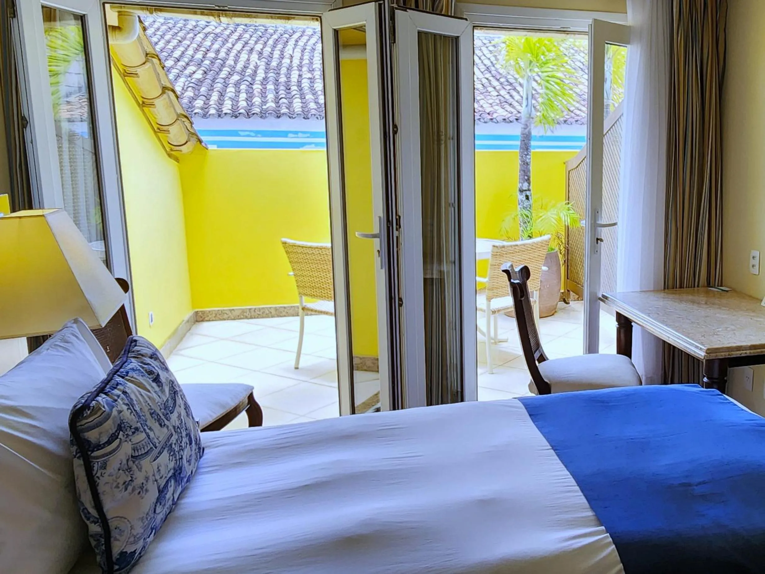 Bed in Hotel Casa do Amarelindo