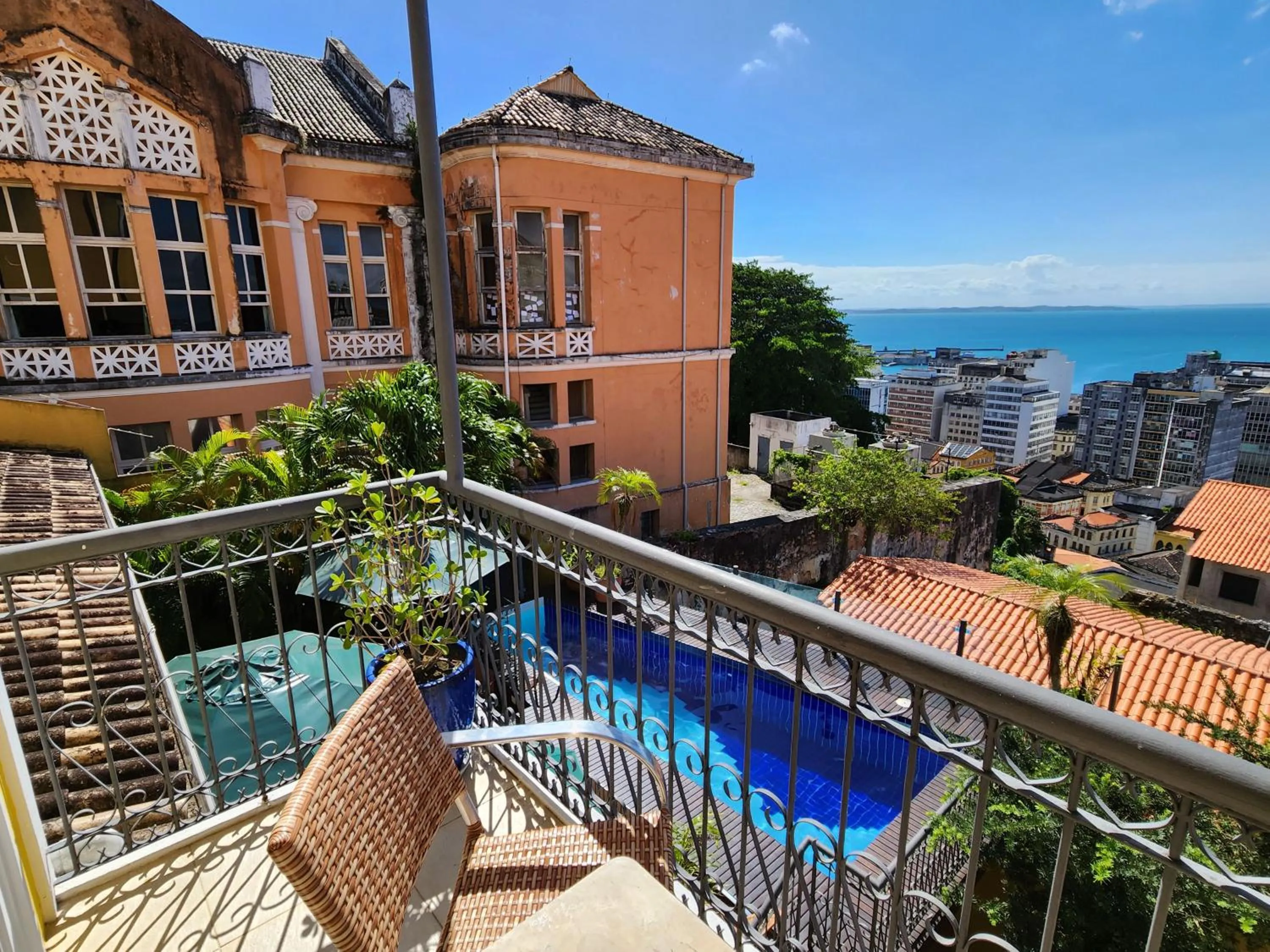 Patio in Hotel Casa do Amarelindo