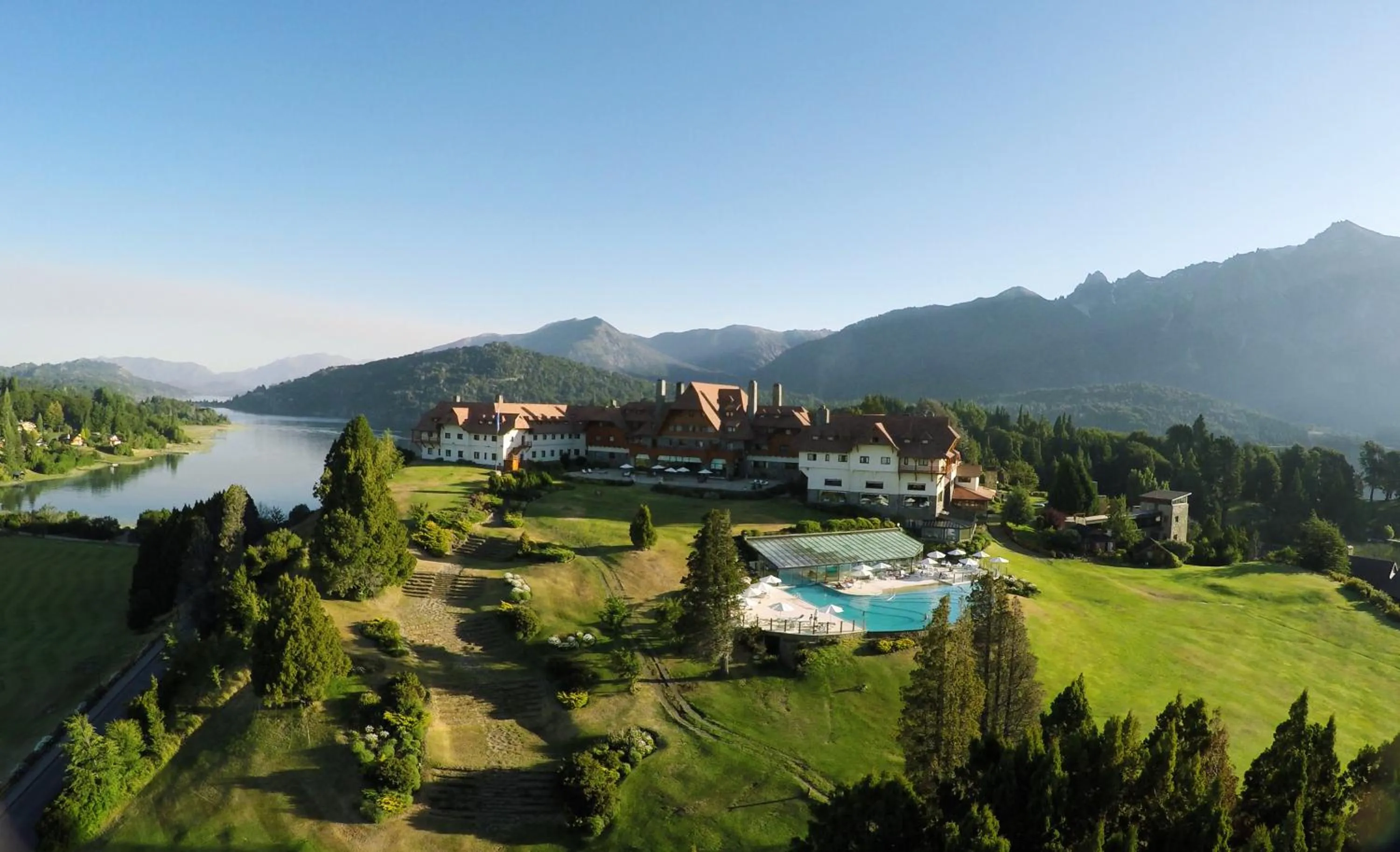Bird's eye view in Llao Llao Resort, Golf-Spa