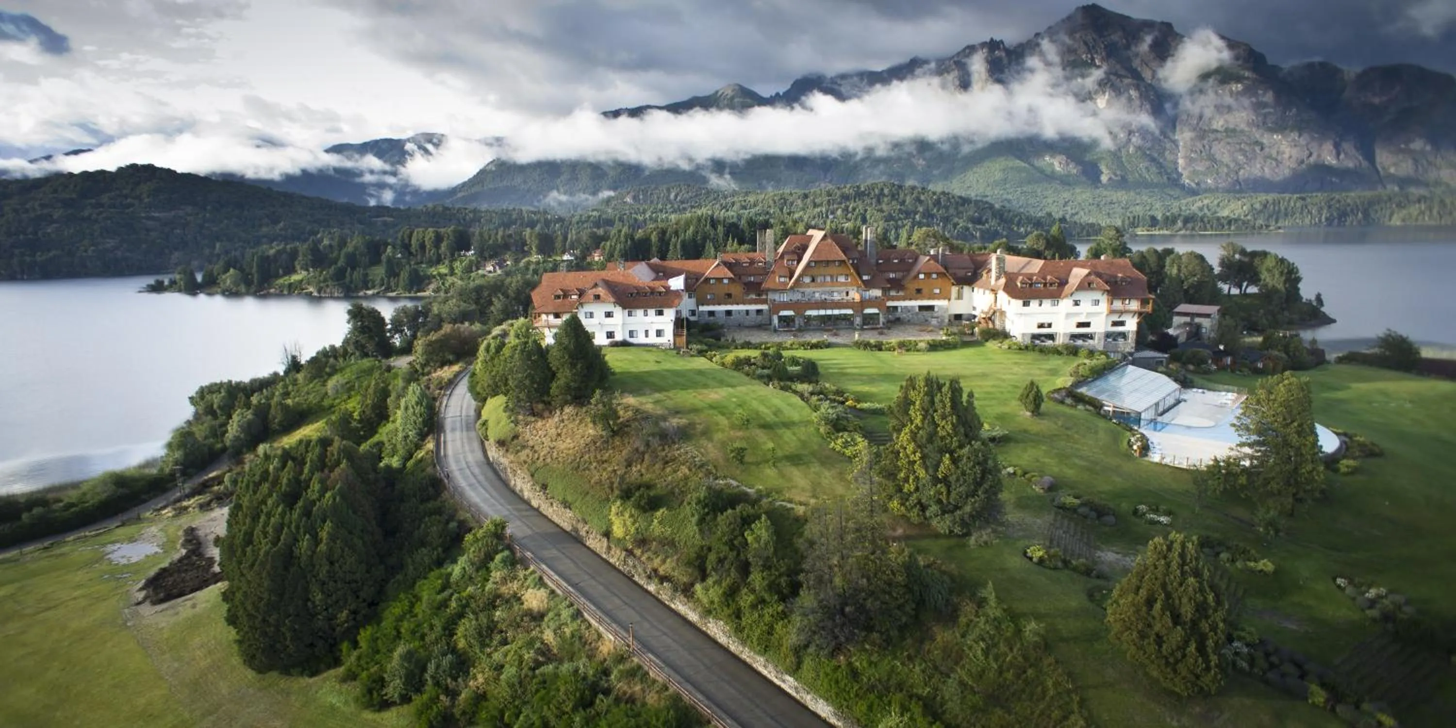 Bird's eye view in Llao Llao Resort, Golf-Spa