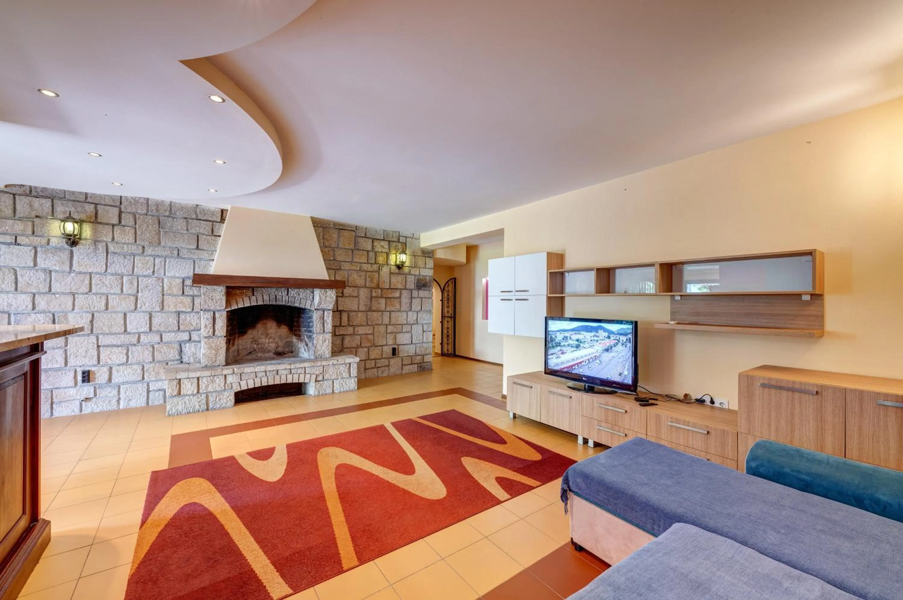 fireplace in Rachev Hotel Residence