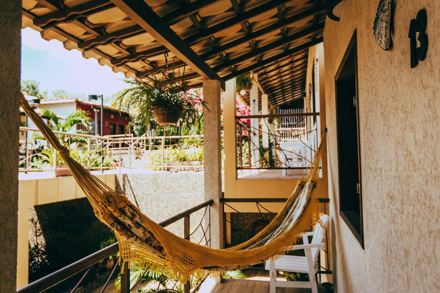 Balcony/Terrace in Pousada Boa Vista